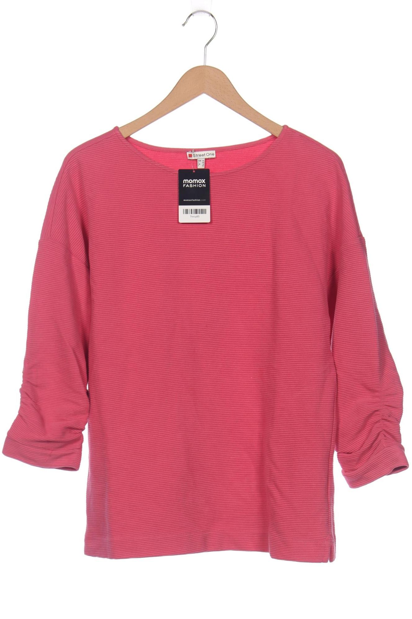 

Street One Damen Langarmshirt, pink, Gr. 42