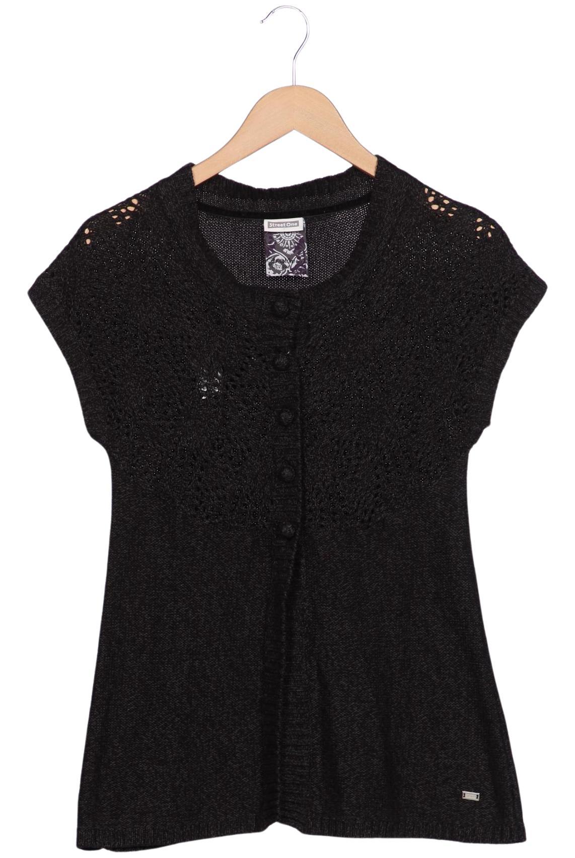 

Street One Damen Strickjacke, schwarz, Gr. 40