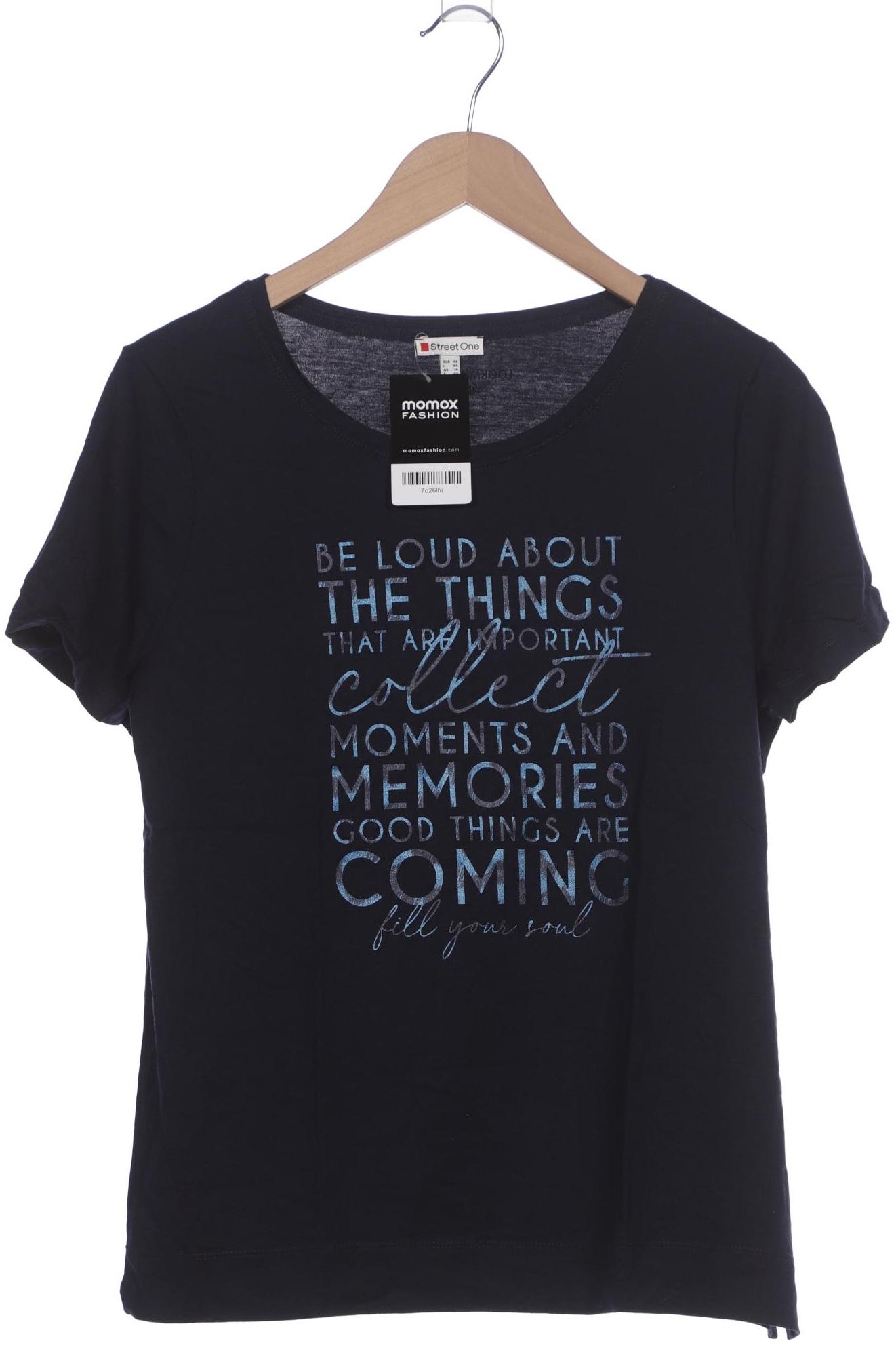 

Street One Damen T-Shirt, marineblau, Gr. 40