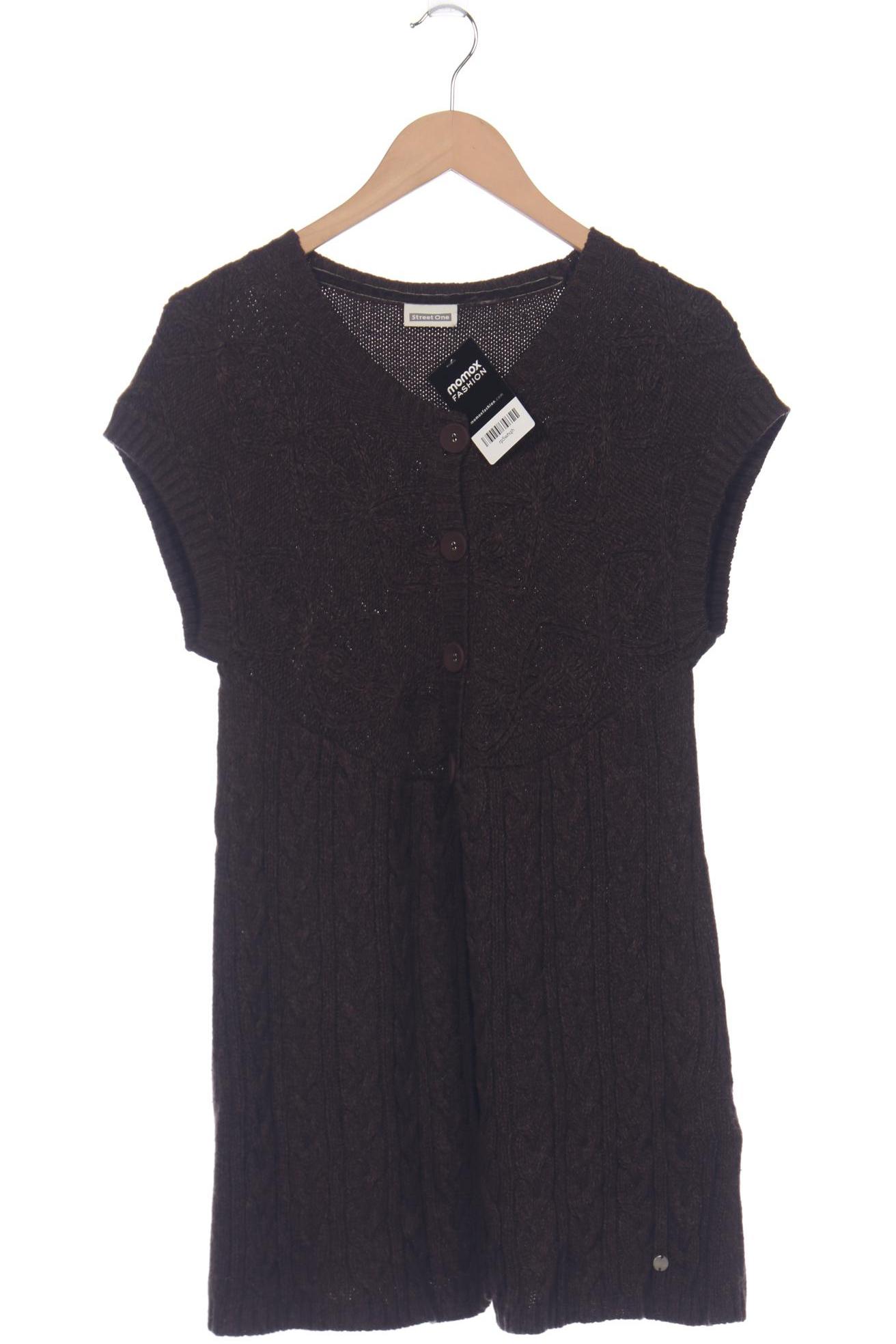 

Street One Damen Strickjacke, braun, Gr. 44