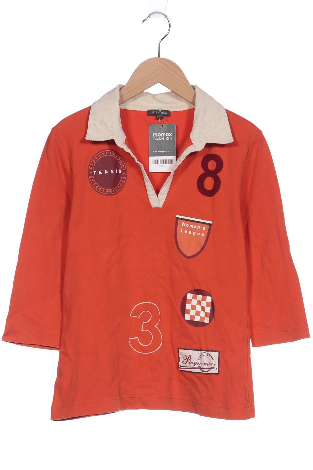 

Street One Damen Poloshirt, orange, Gr. 38