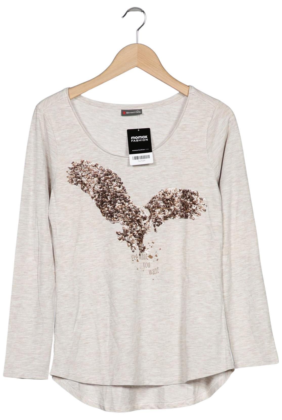 

Street One Damen Langarmshirt, beige, Gr. 38