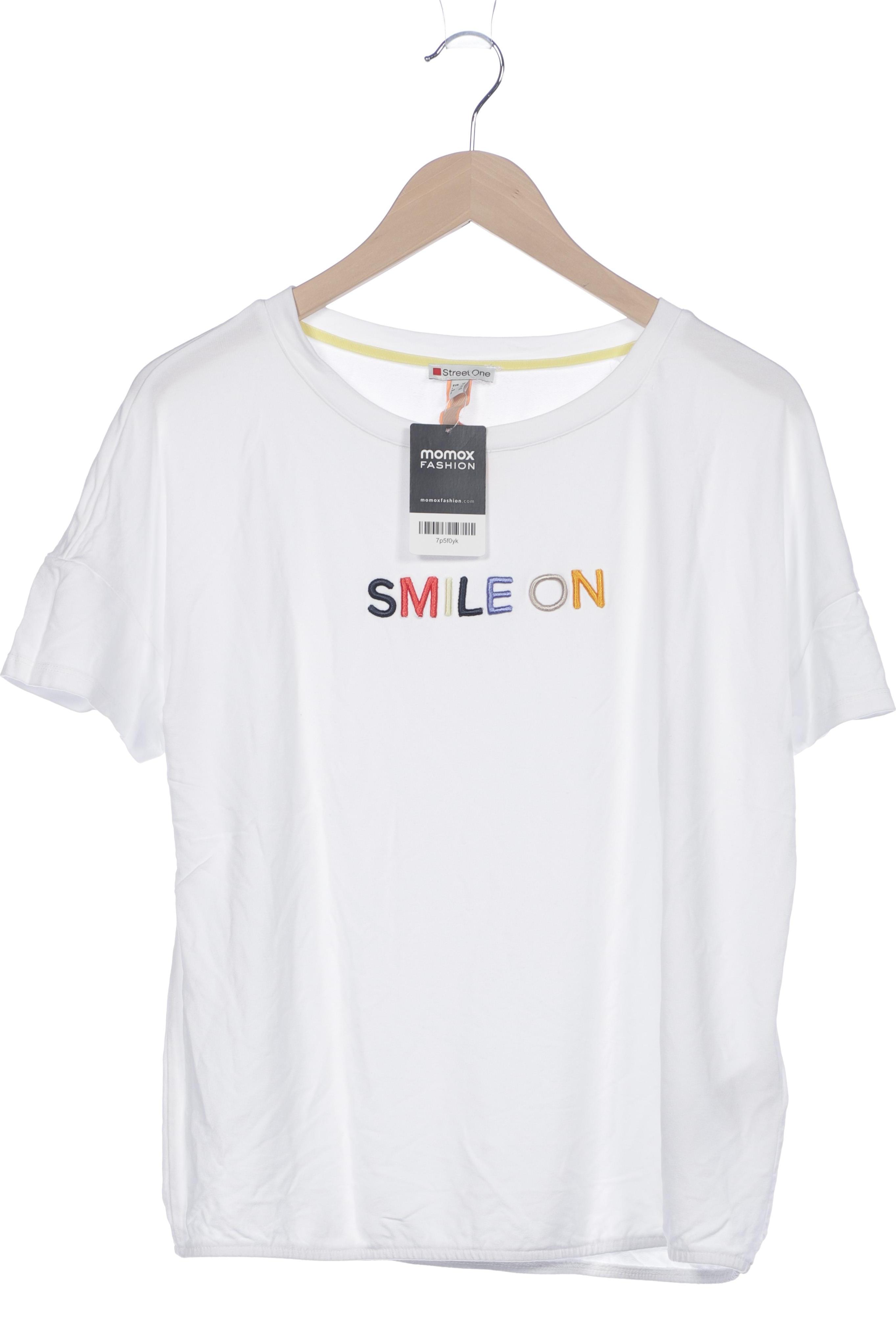 

Street One Damen T-Shirt, weiß, Gr. 36