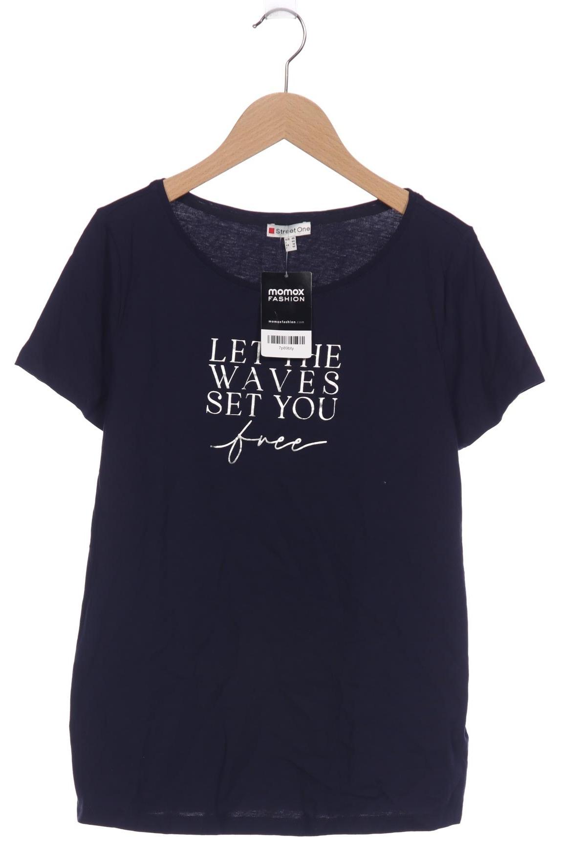 

Street One Damen T-Shirt, marineblau, Gr. 40