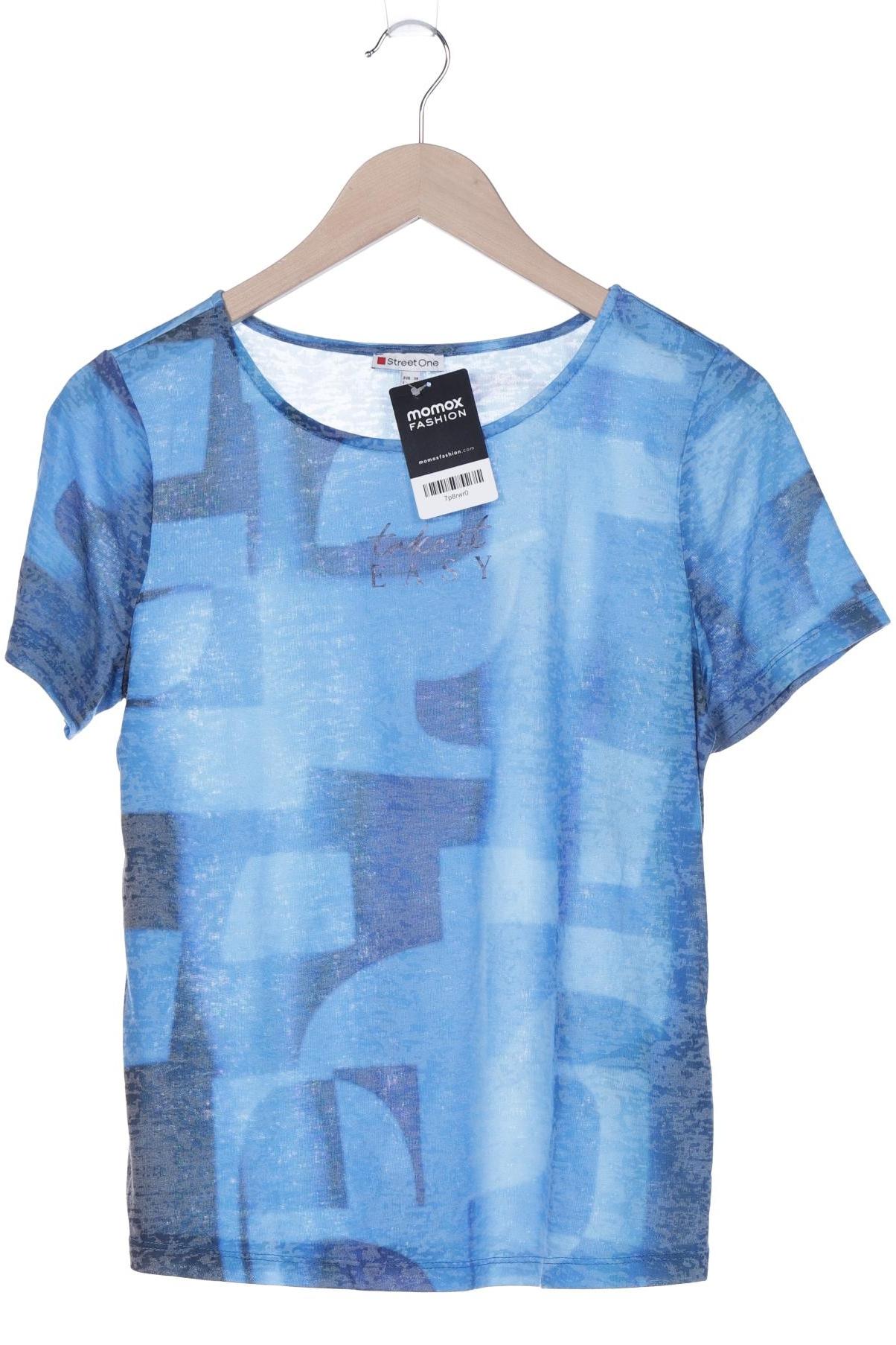 

Street One Damen T-Shirt, blau, Gr. 38