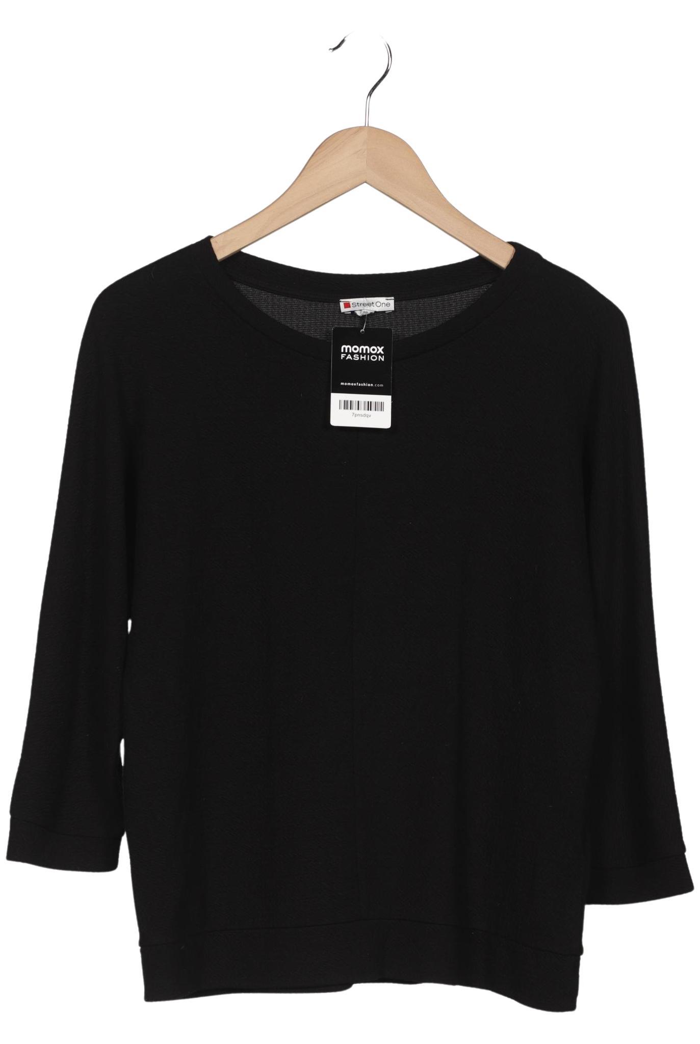 

Street One Damen Sweatshirt, schwarz, Gr. 36