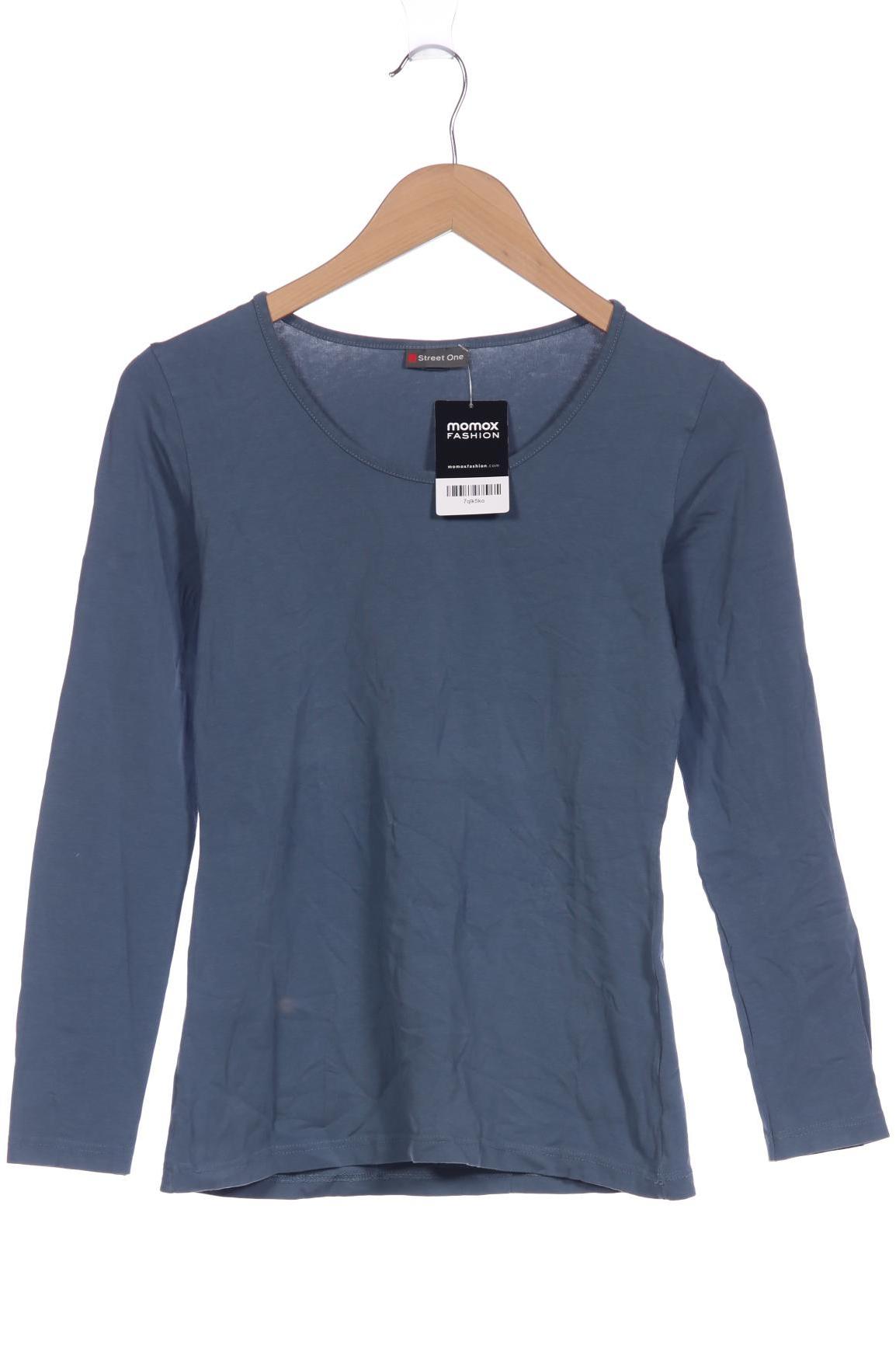 

Street One Damen Langarmshirt, türkis, Gr. 38