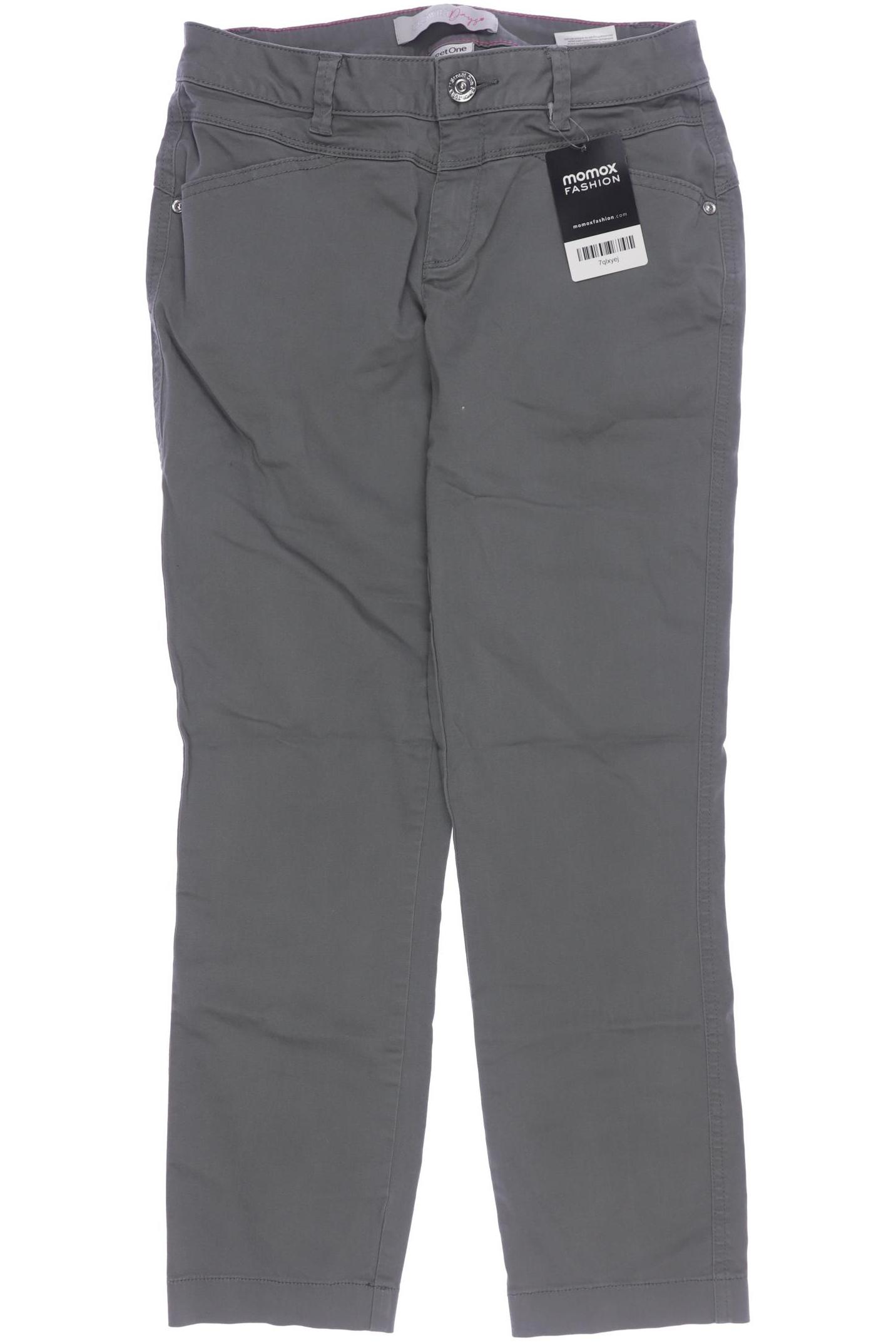 

Street One Damen Stoffhose, grün, Gr. 34
