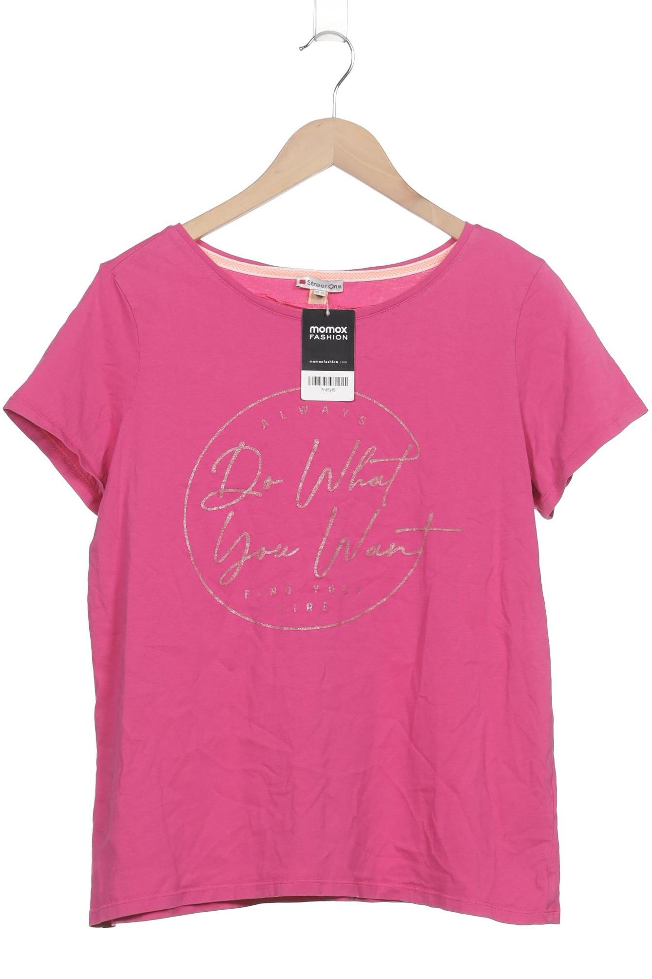 

Street One Damen T-Shirt, pink, Gr. 42
