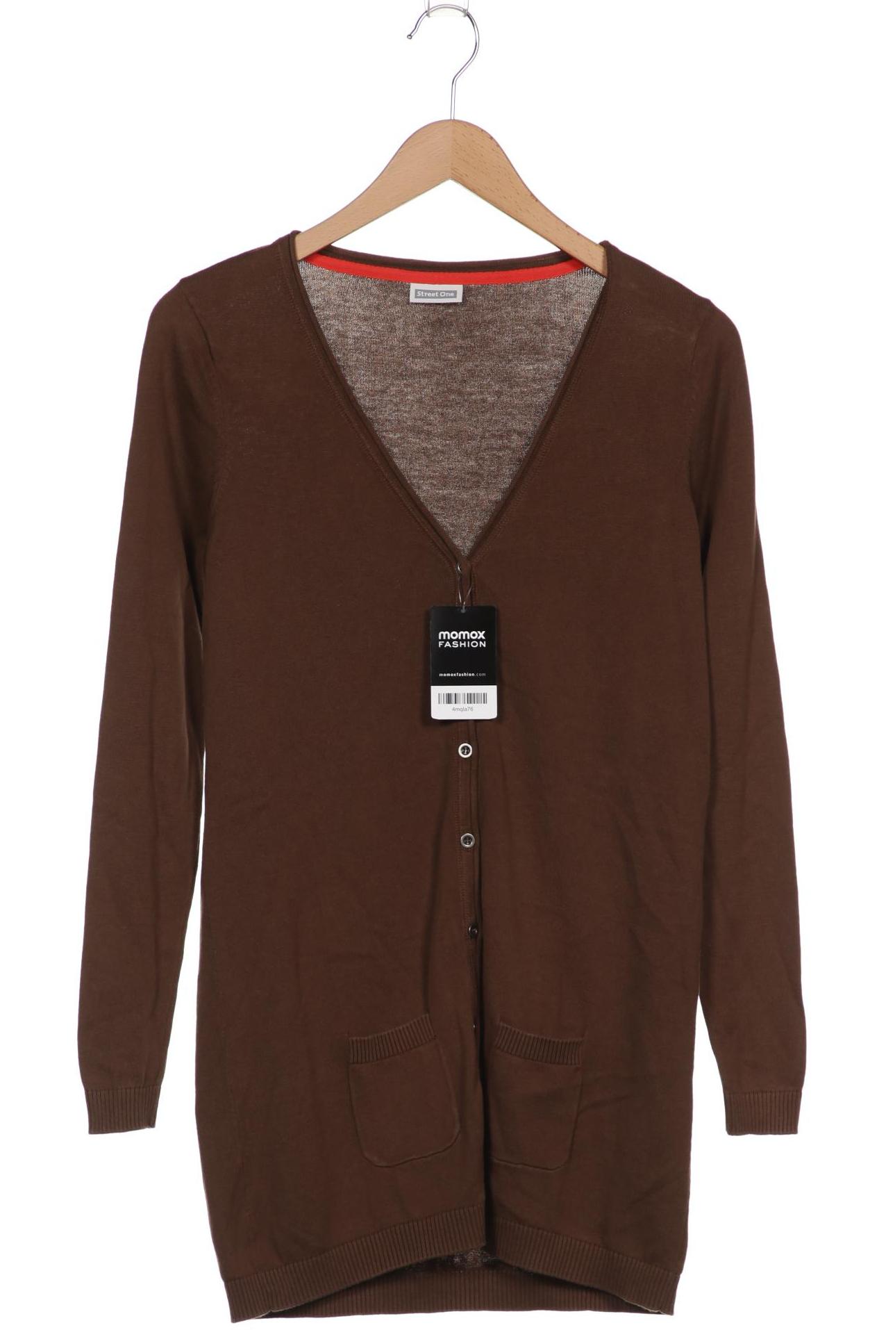 

Street One Damen Strickjacke, braun, Gr. 36