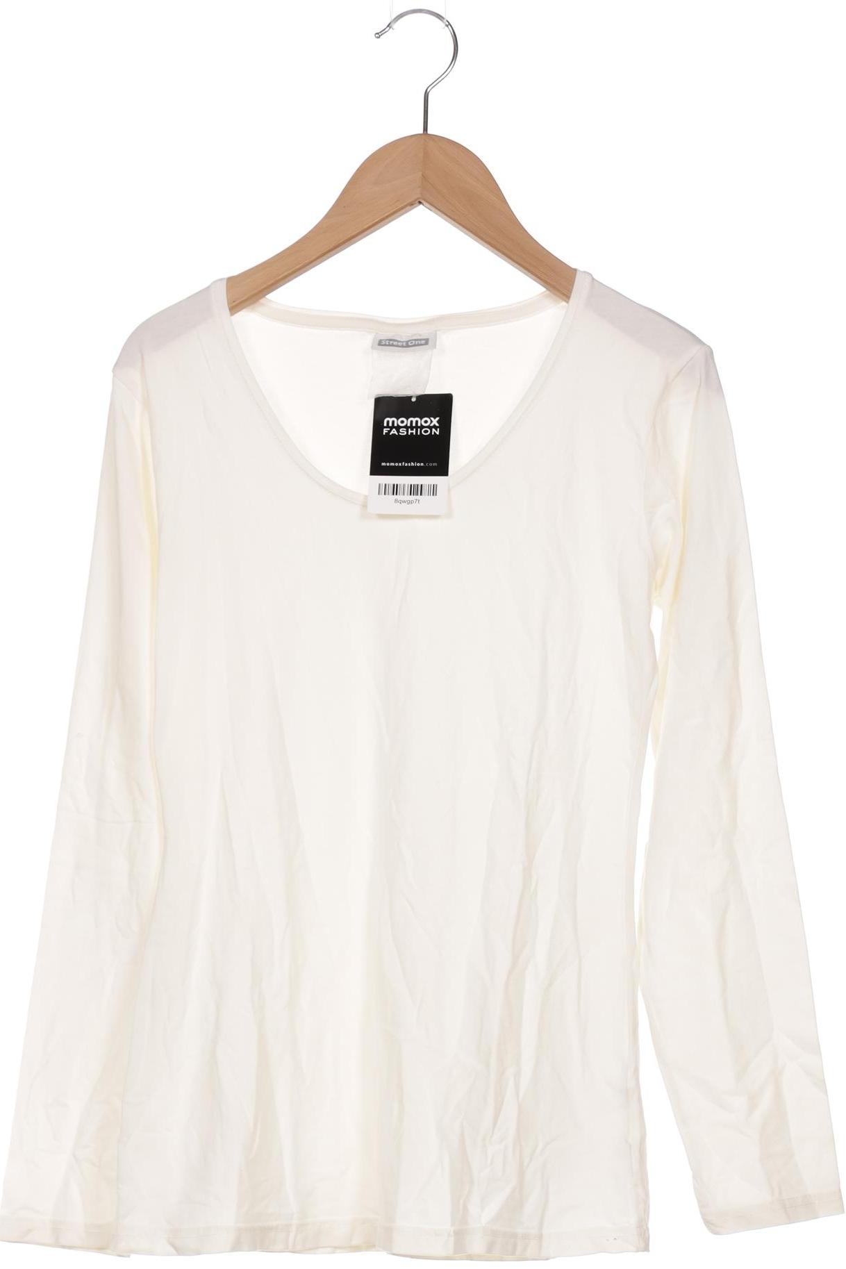 

Street One Damen Langarmshirt, cremeweiß, Gr. 38