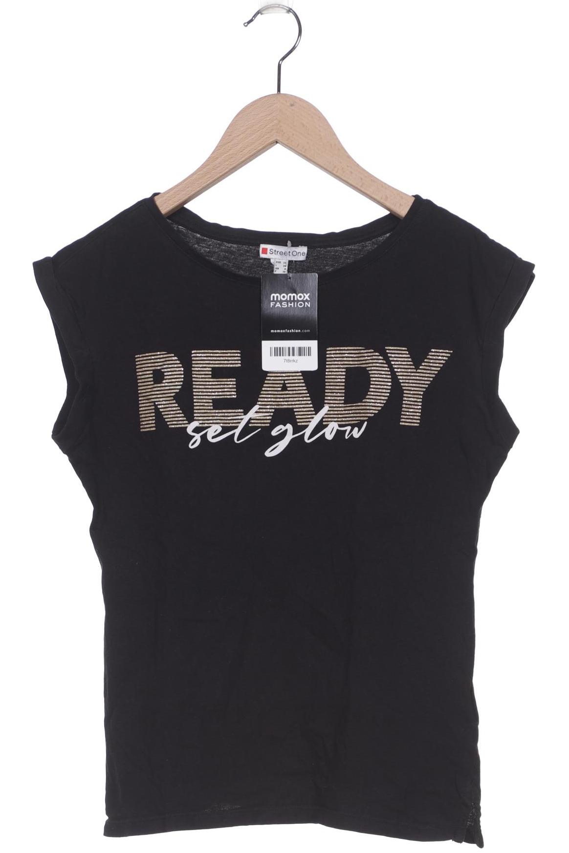 

Street One Damen T-Shirt, schwarz