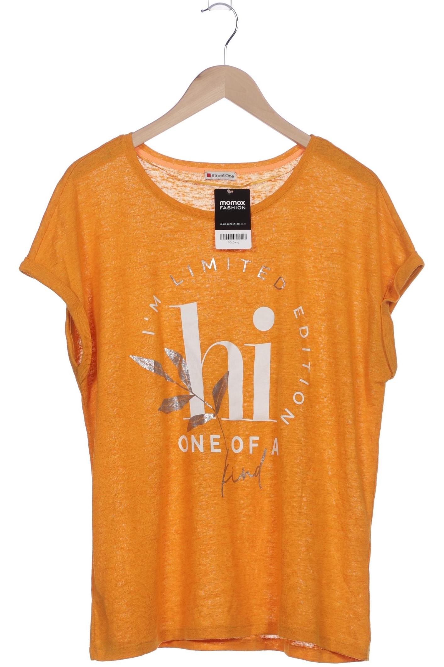 

Street One Damen T-Shirt, orange, Gr. 46