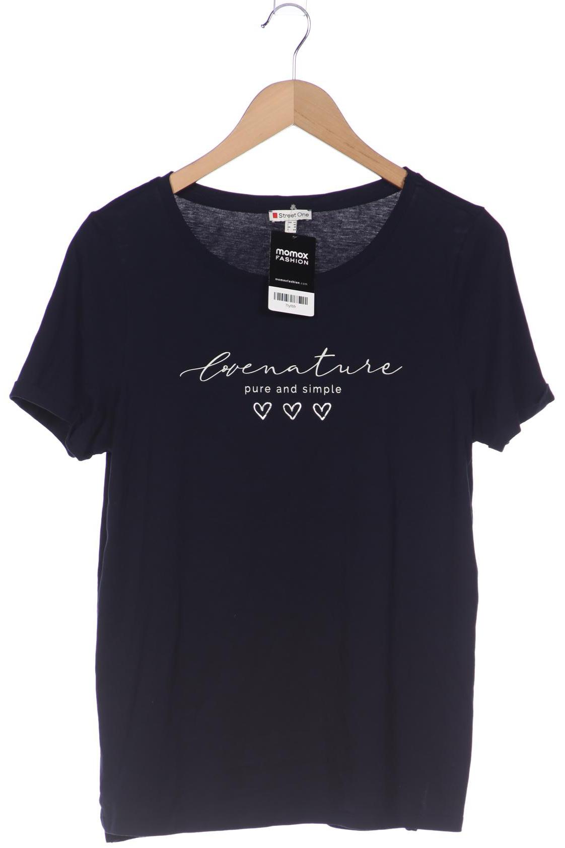 

Street One Damen T-Shirt, marineblau, Gr. 42