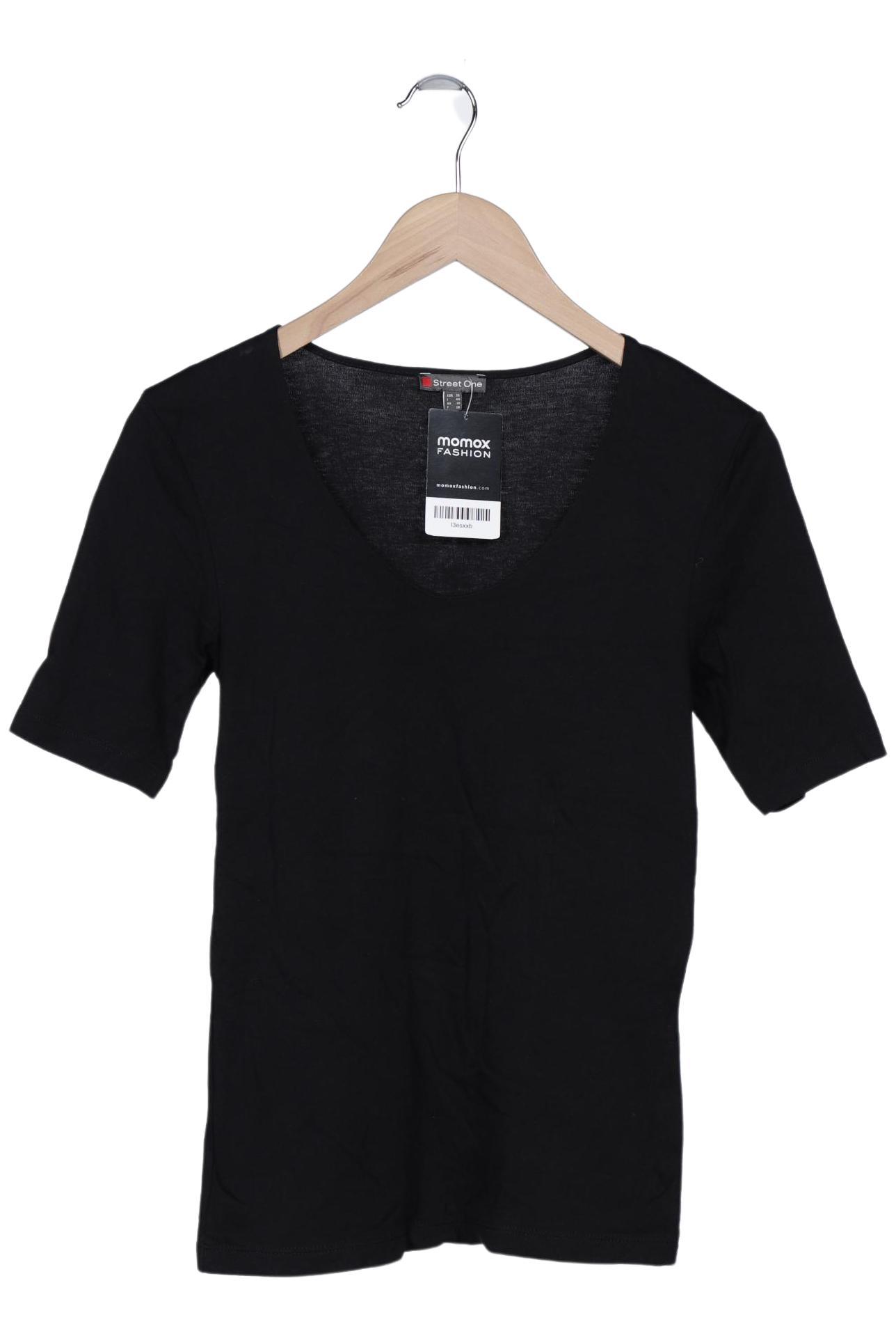 

Street One Damen T-Shirt, schwarz, Gr. 36