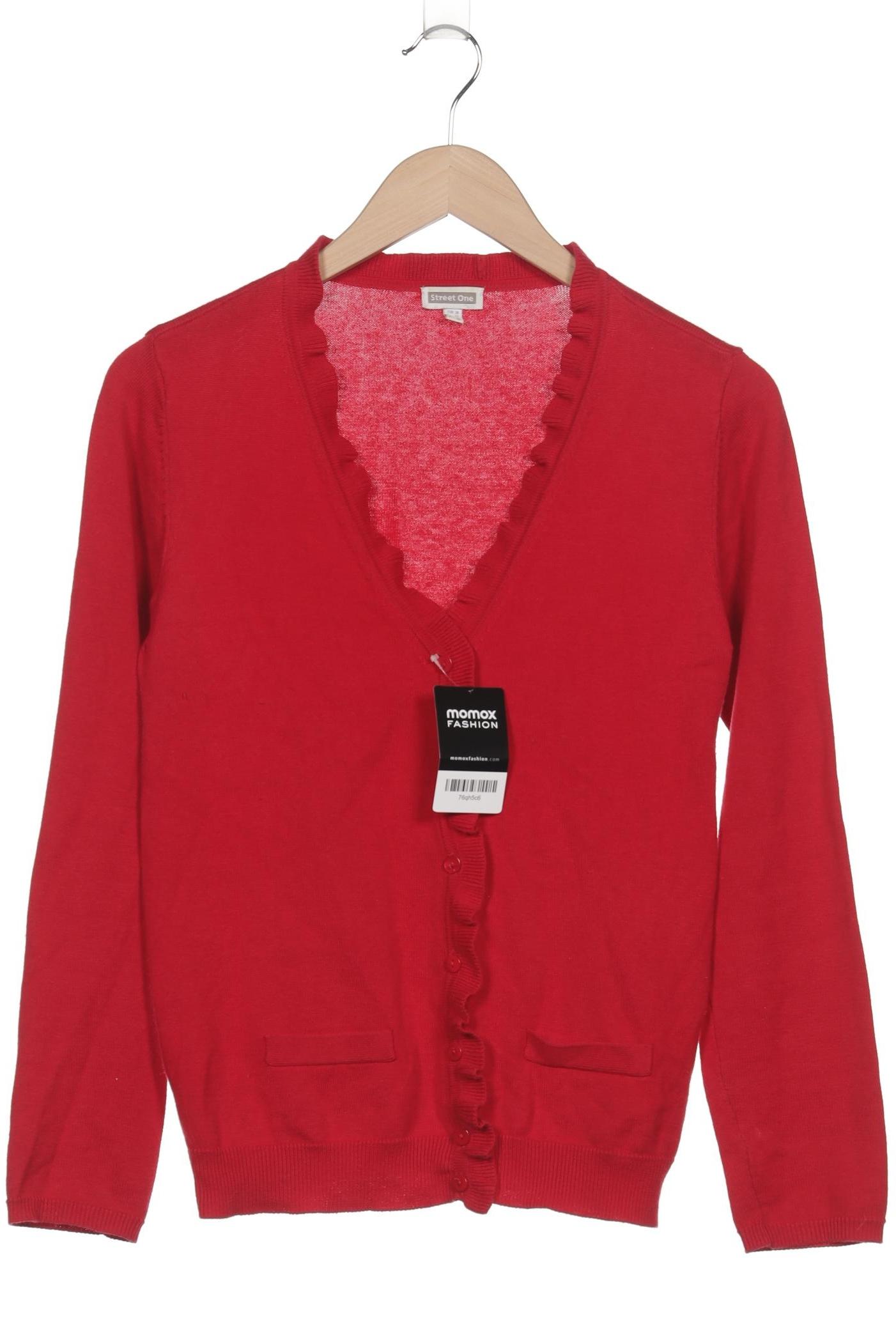 

Street One Damen Strickjacke, rot, Gr. 38