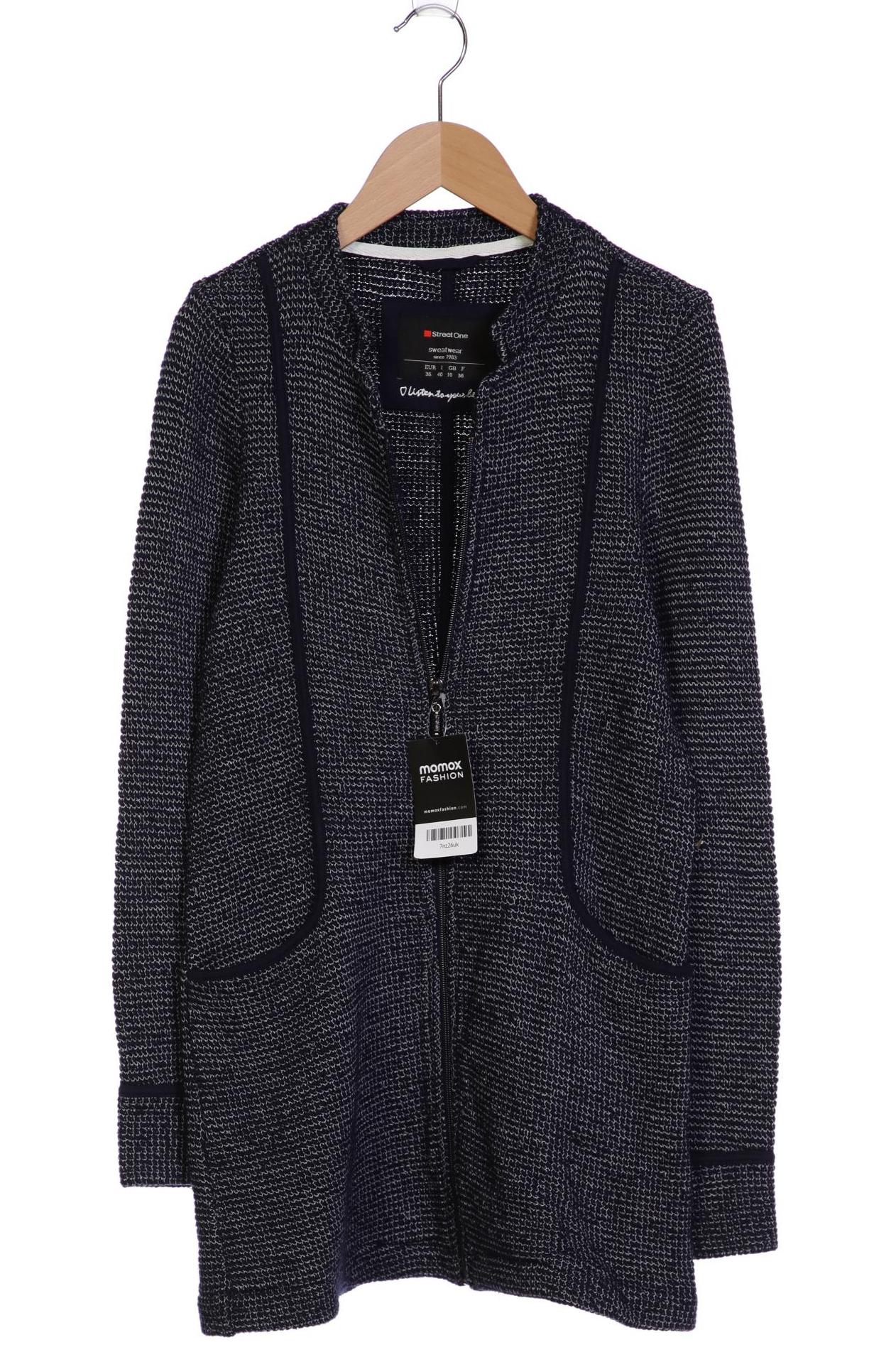 

Street One Damen Strickjacke, marineblau, Gr. 36