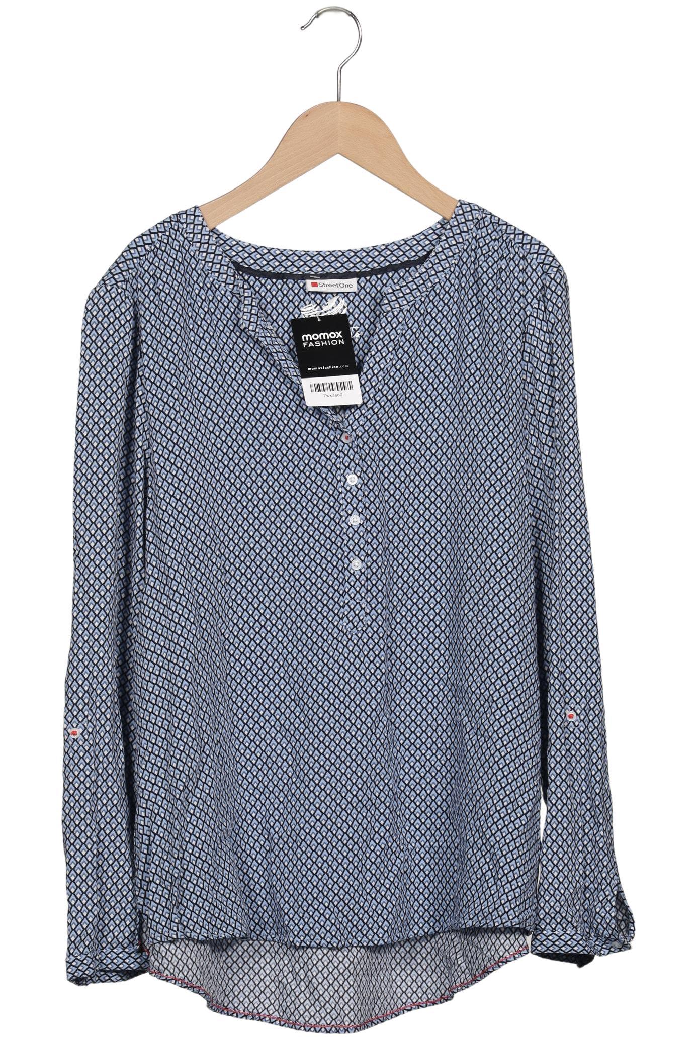 

Street One Damen Bluse, blau, Gr. 42