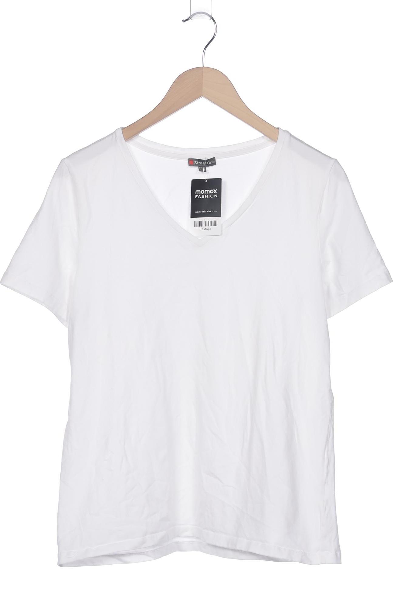 

Street One Damen T-Shirt, weiß, Gr. 46