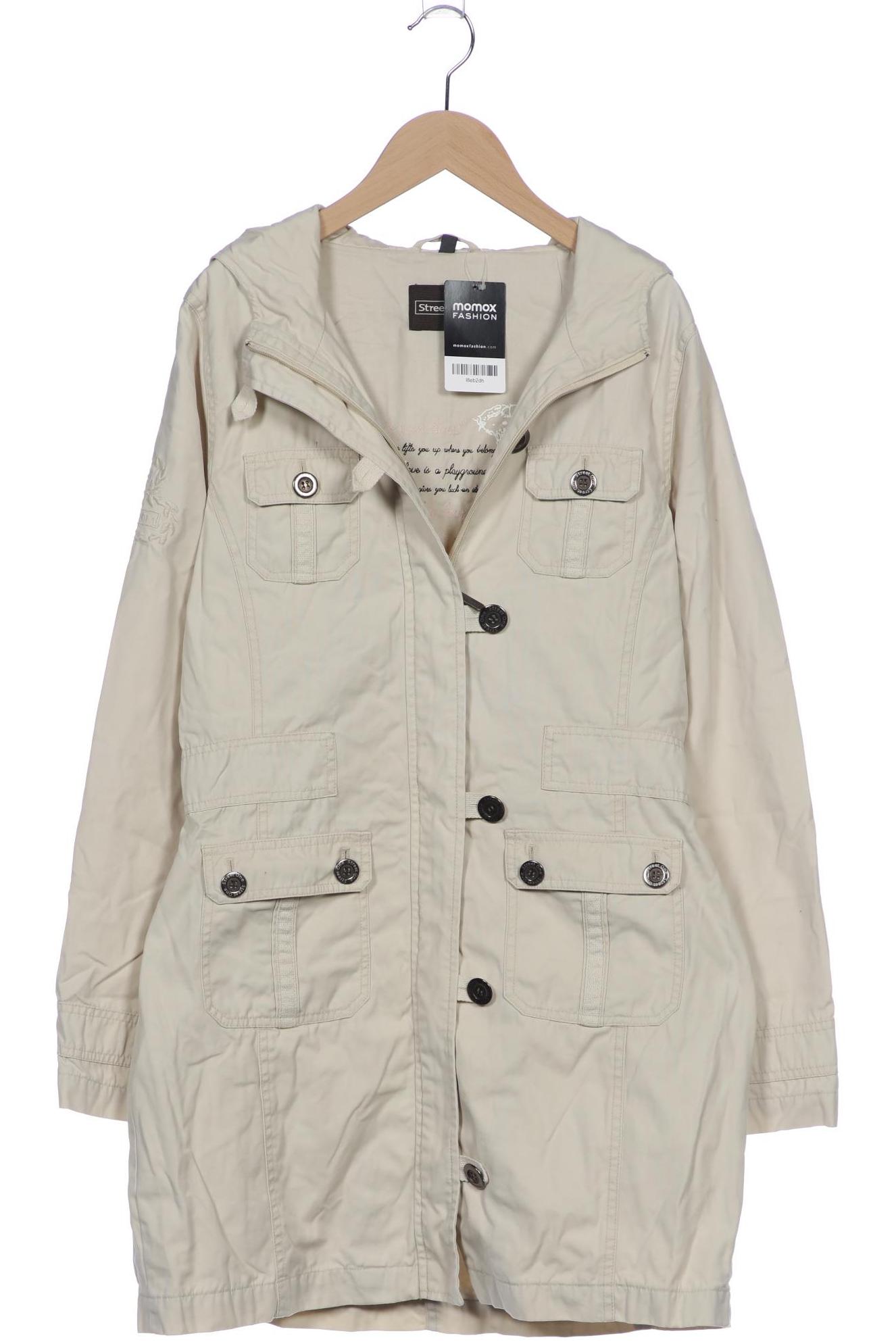 

Street One Damen Mantel, cremeweiß, Gr. 36