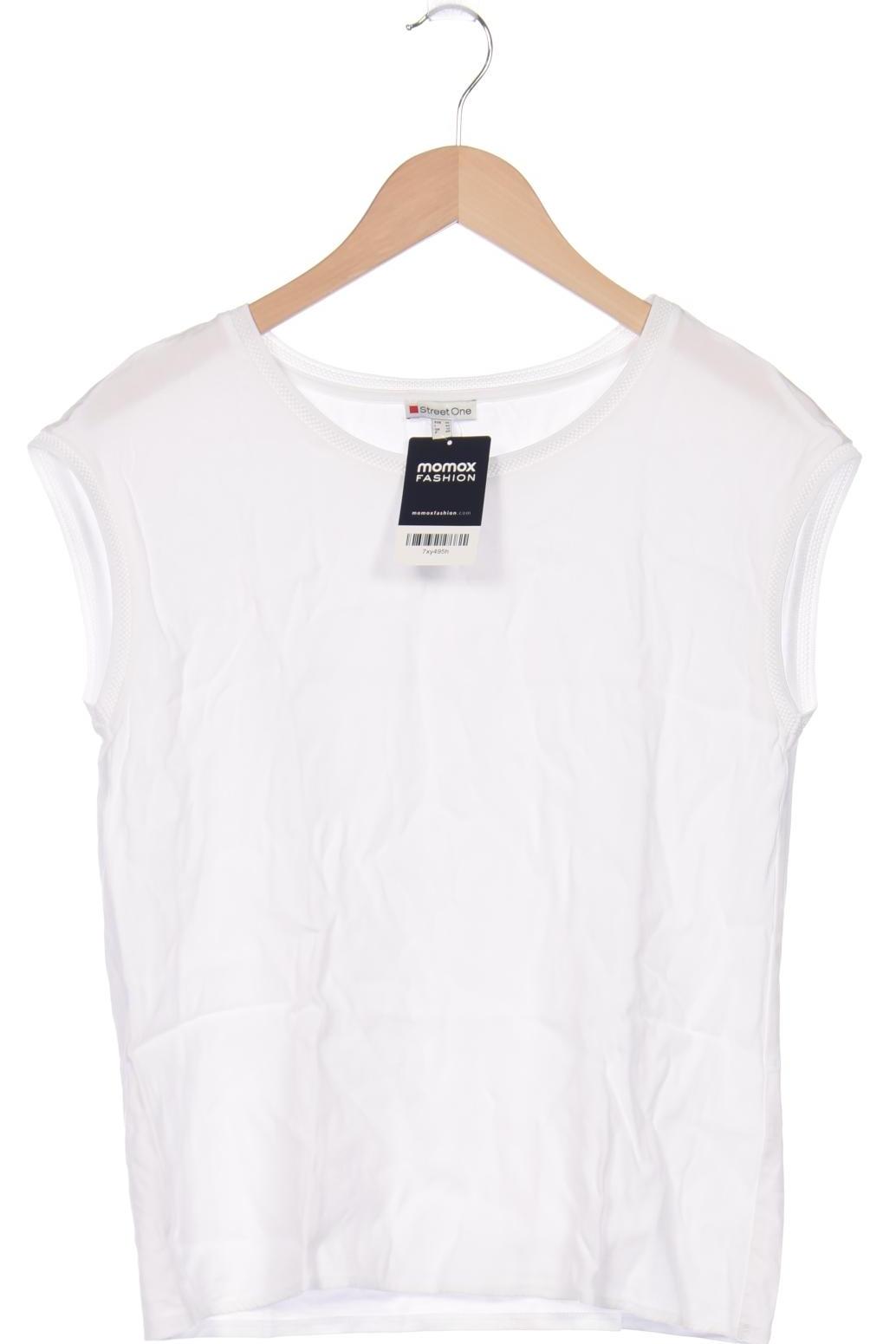 

Street One Damen T-Shirt, weiß, Gr. 38