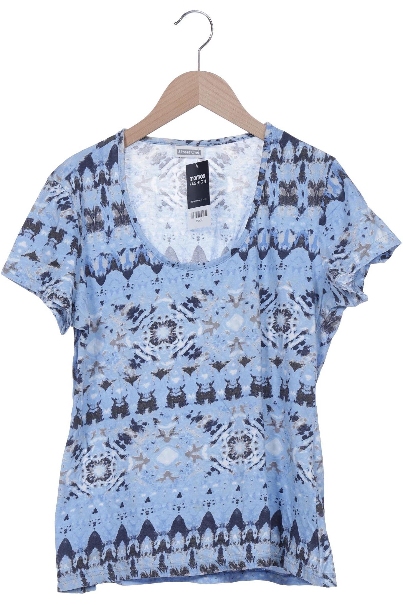 

Street One Damen T-Shirt, hellblau, Gr. 42