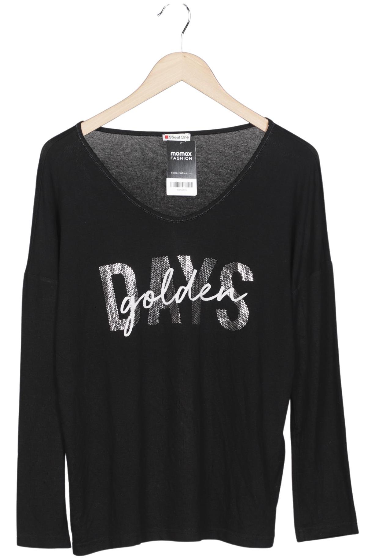 

Street One Damen Langarmshirt, schwarz, Gr. 40