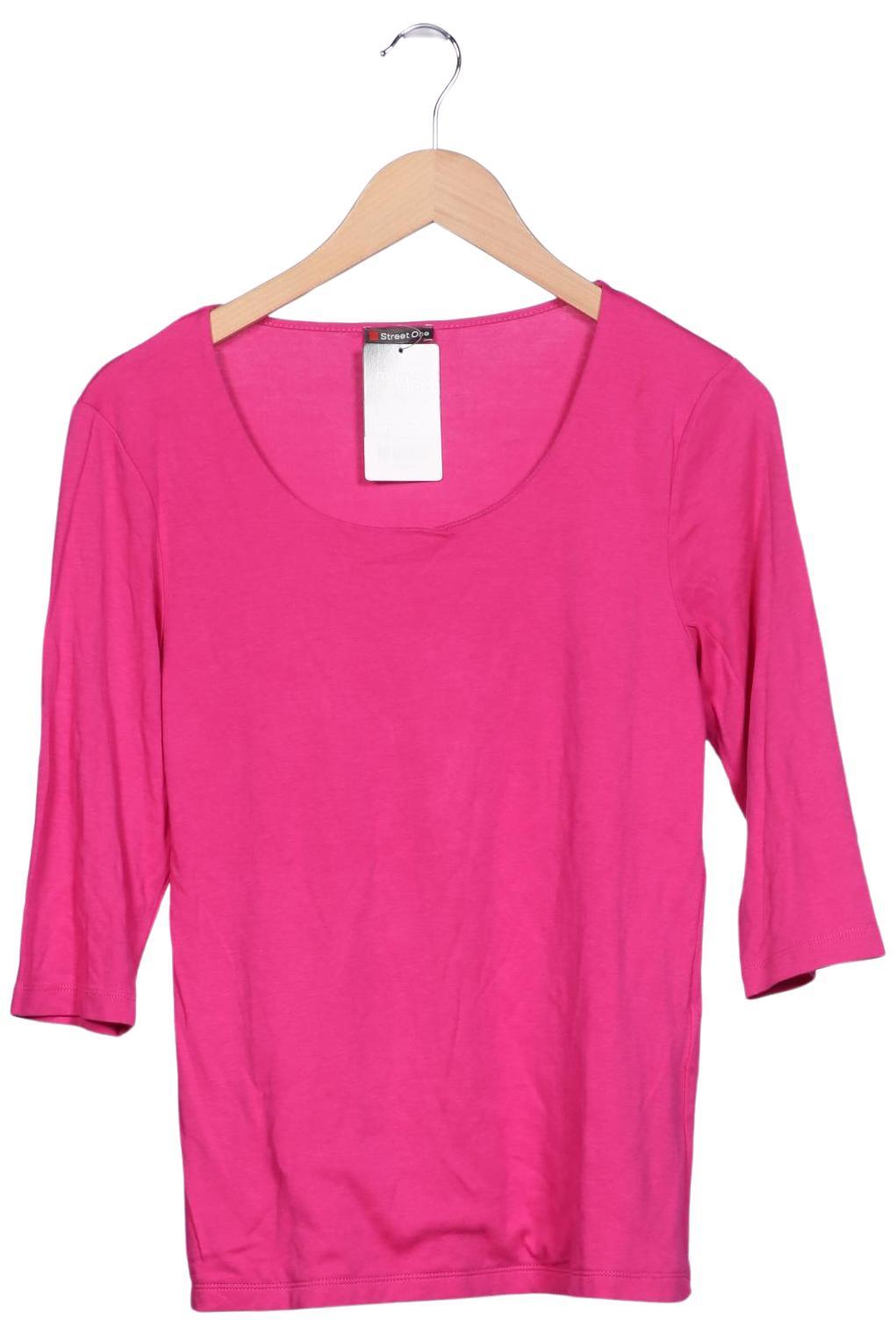 

Street One Damen Langarmshirt, pink, Gr. 40