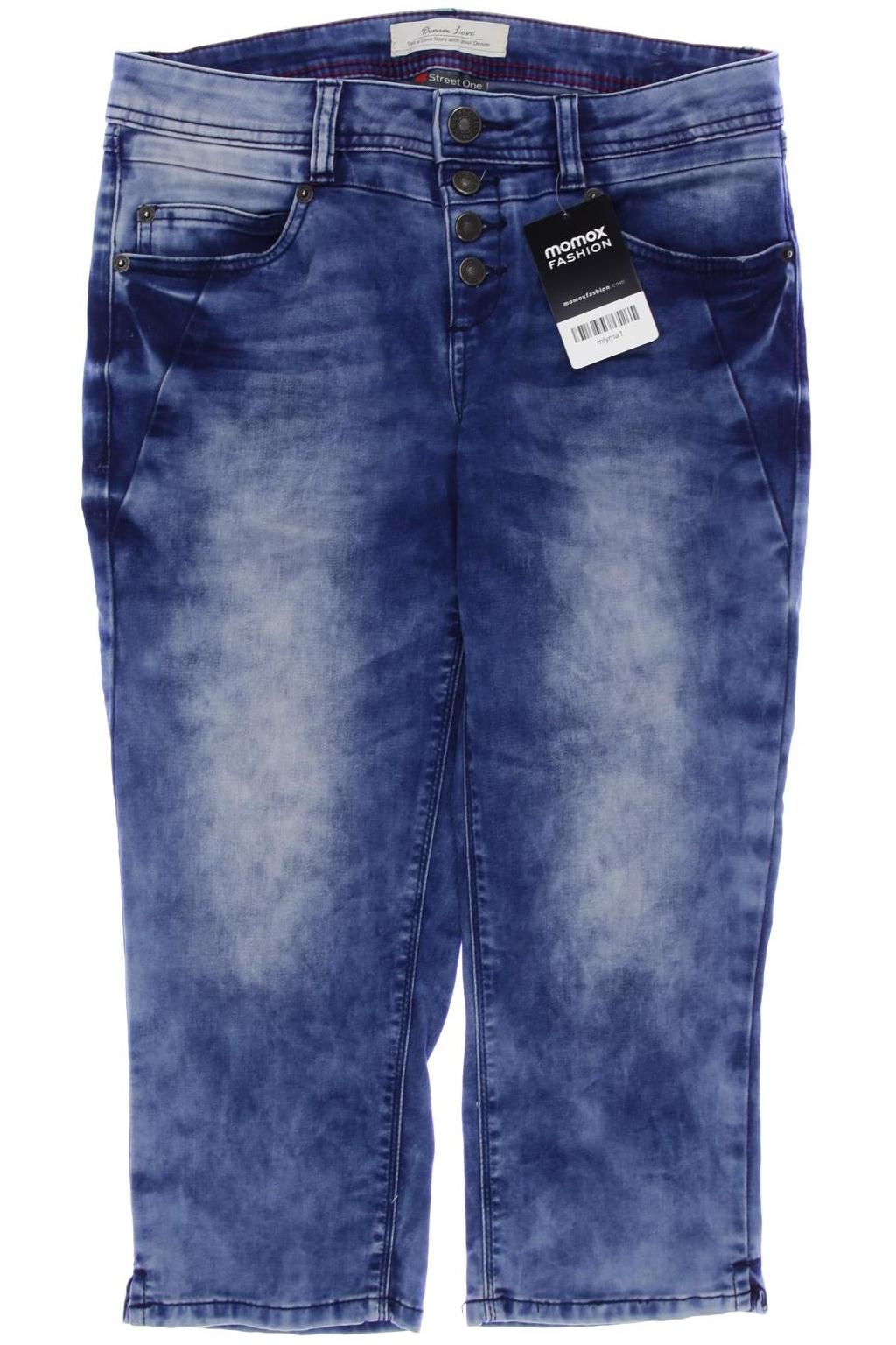 

Street One Damen Shorts, blau, Gr. 27