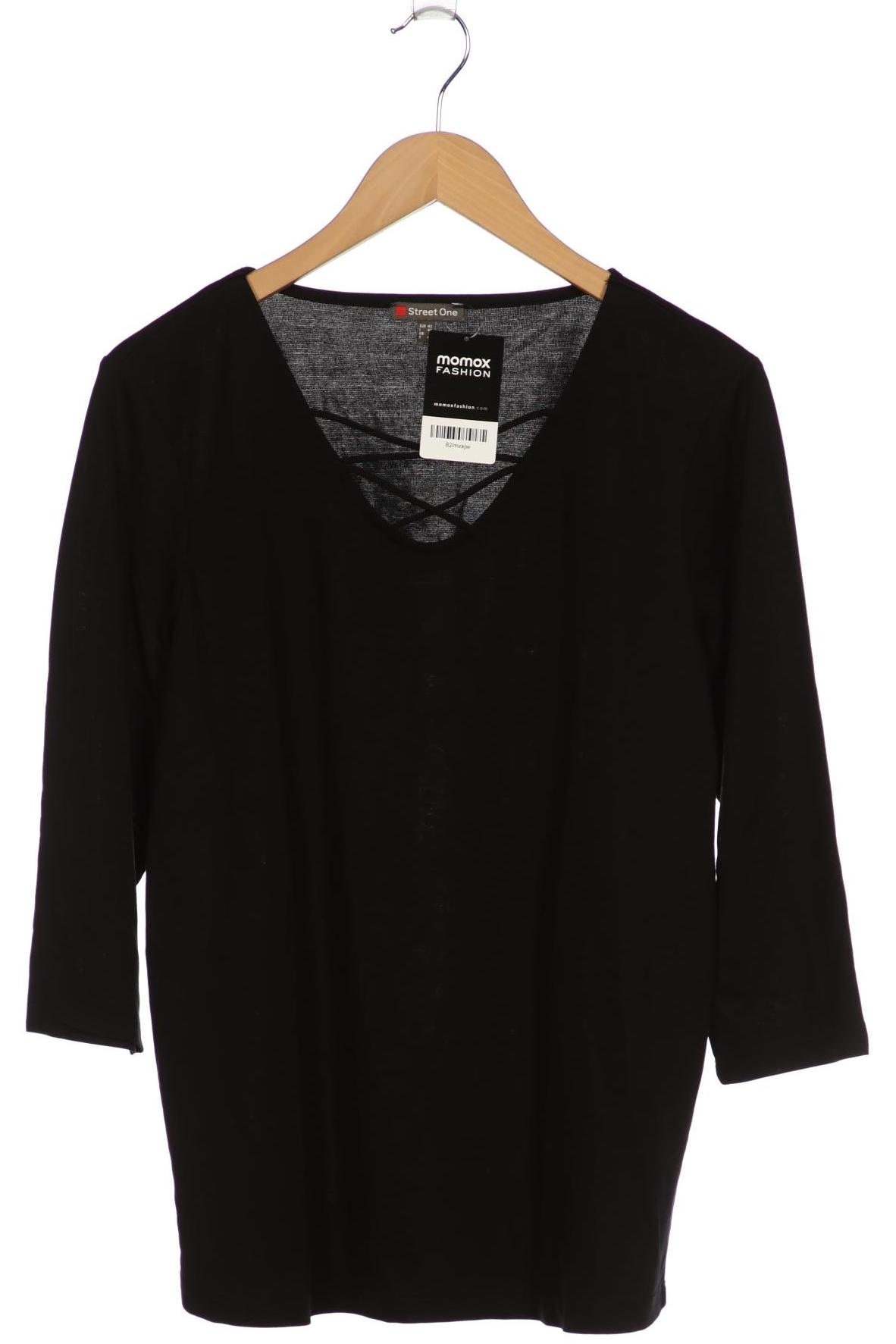 

Street One Damen Langarmshirt, schwarz, Gr. 42