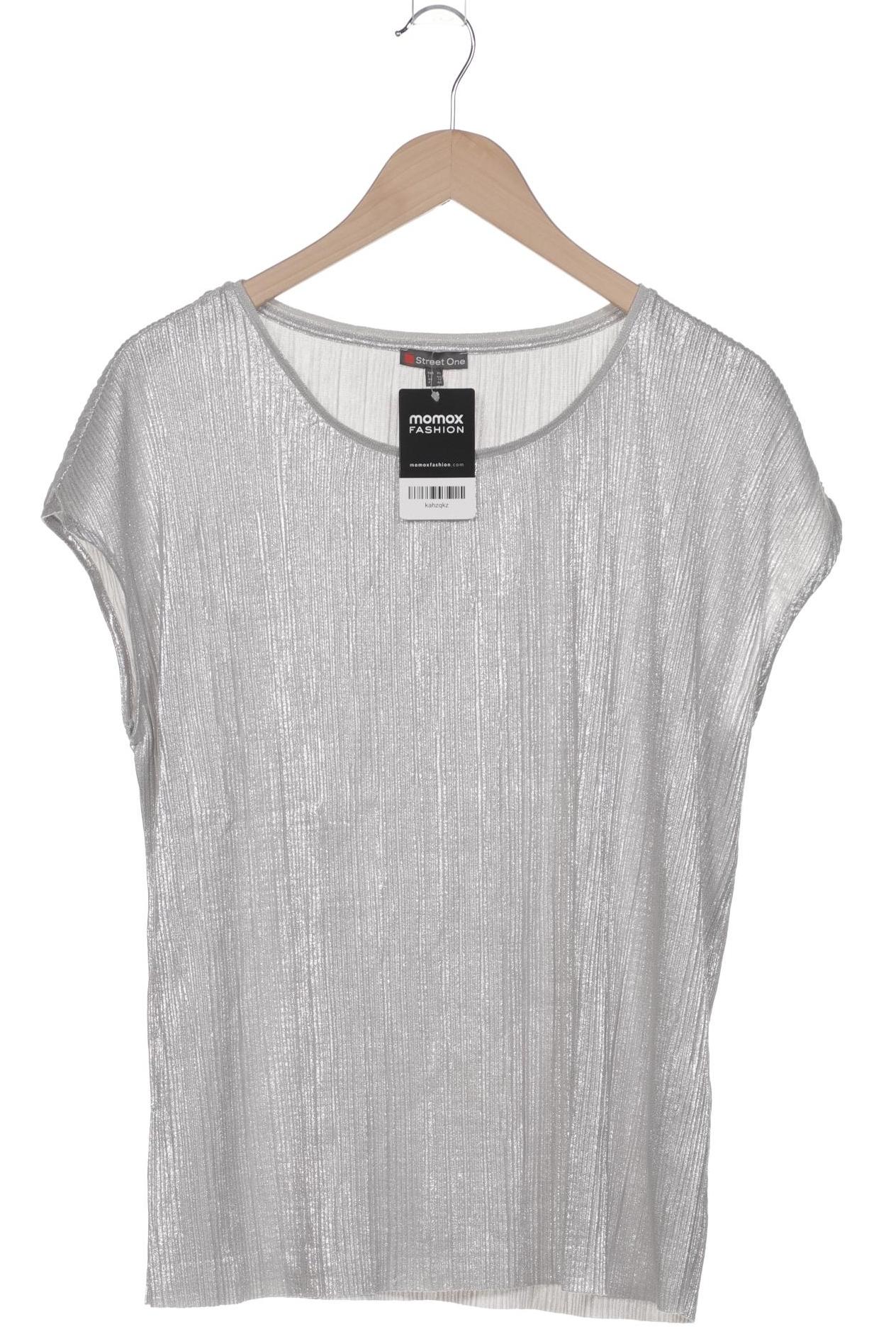 

Street One Damen T-Shirt, silber, Gr. 38