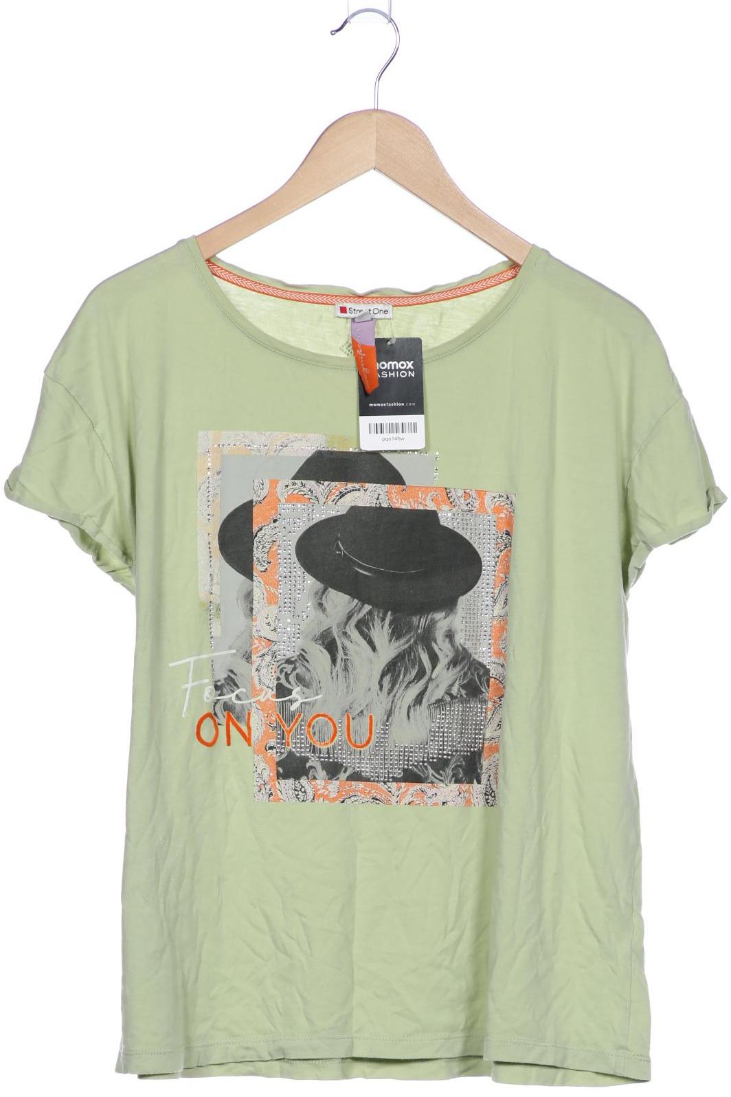 

Street One Damen T-Shirt, hellgrün, Gr. 44
