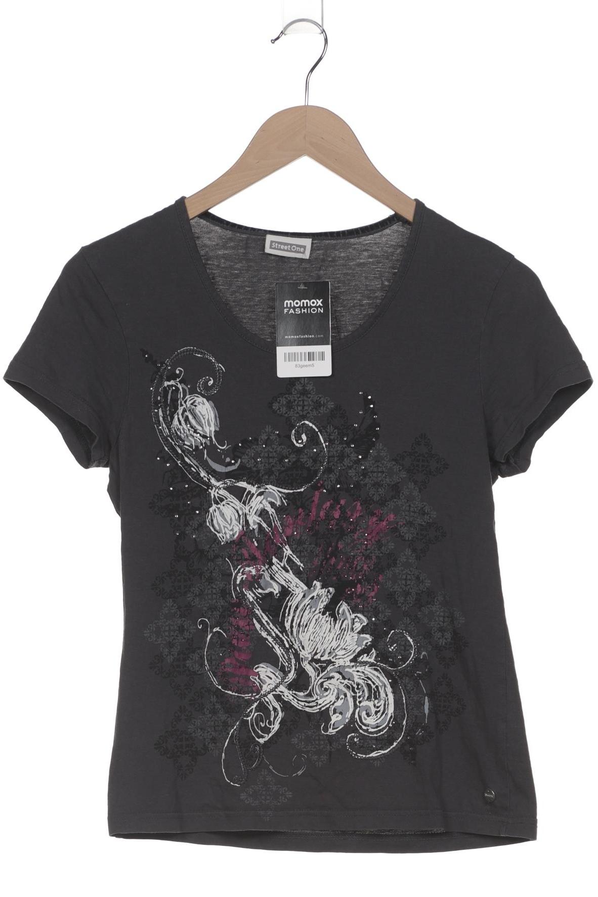

Street One Damen T-Shirt, grau, Gr. 38