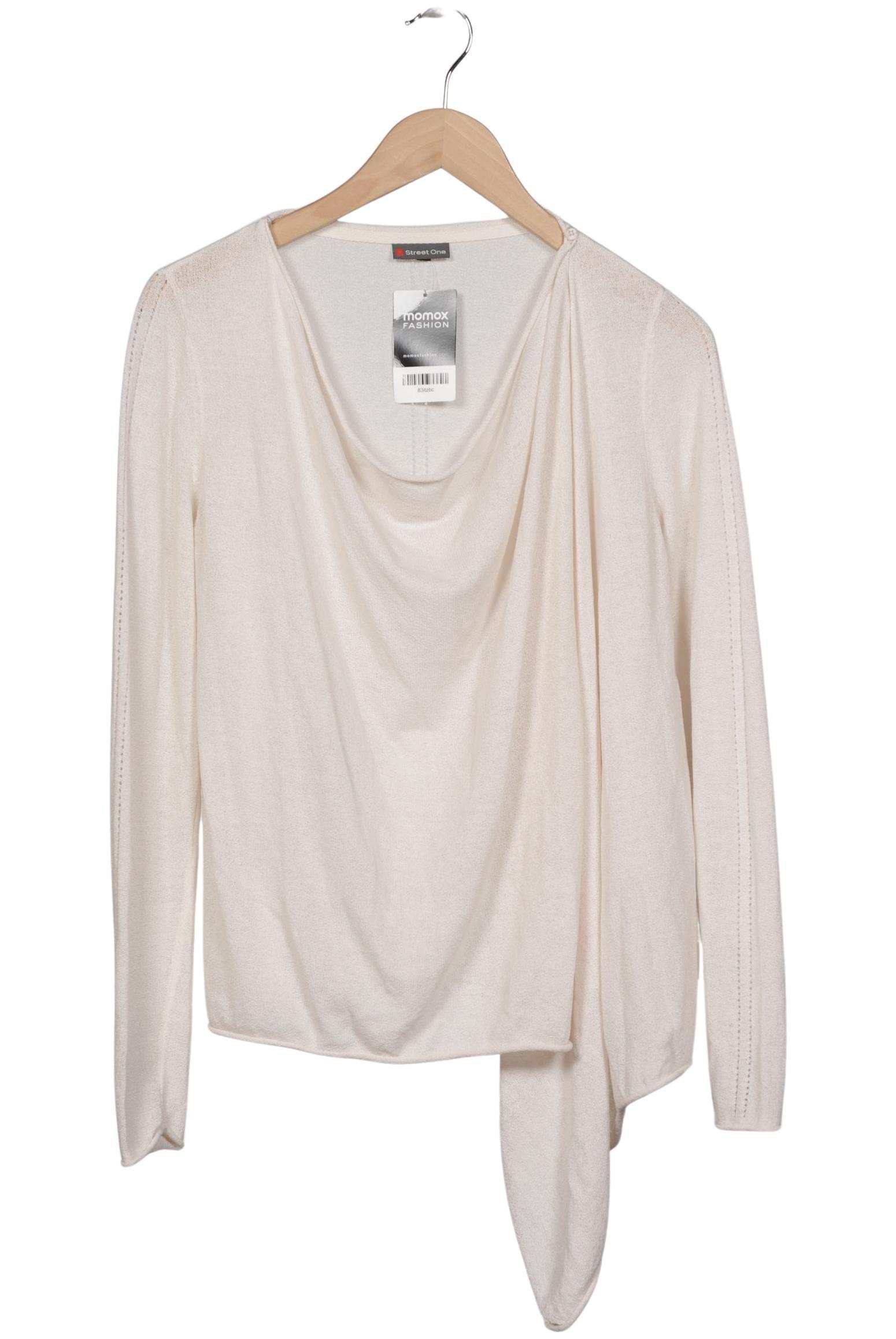 

Street One Damen Strickjacke, cremeweiß, Gr. 36