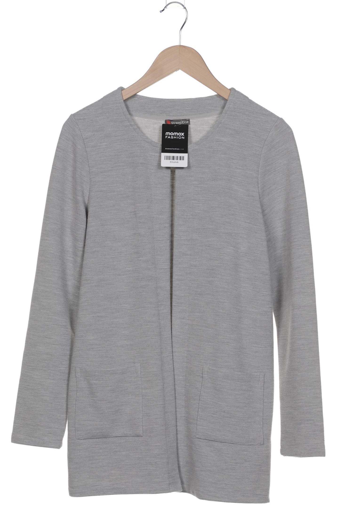 

Street One Damen Strickjacke, grau, Gr. 38