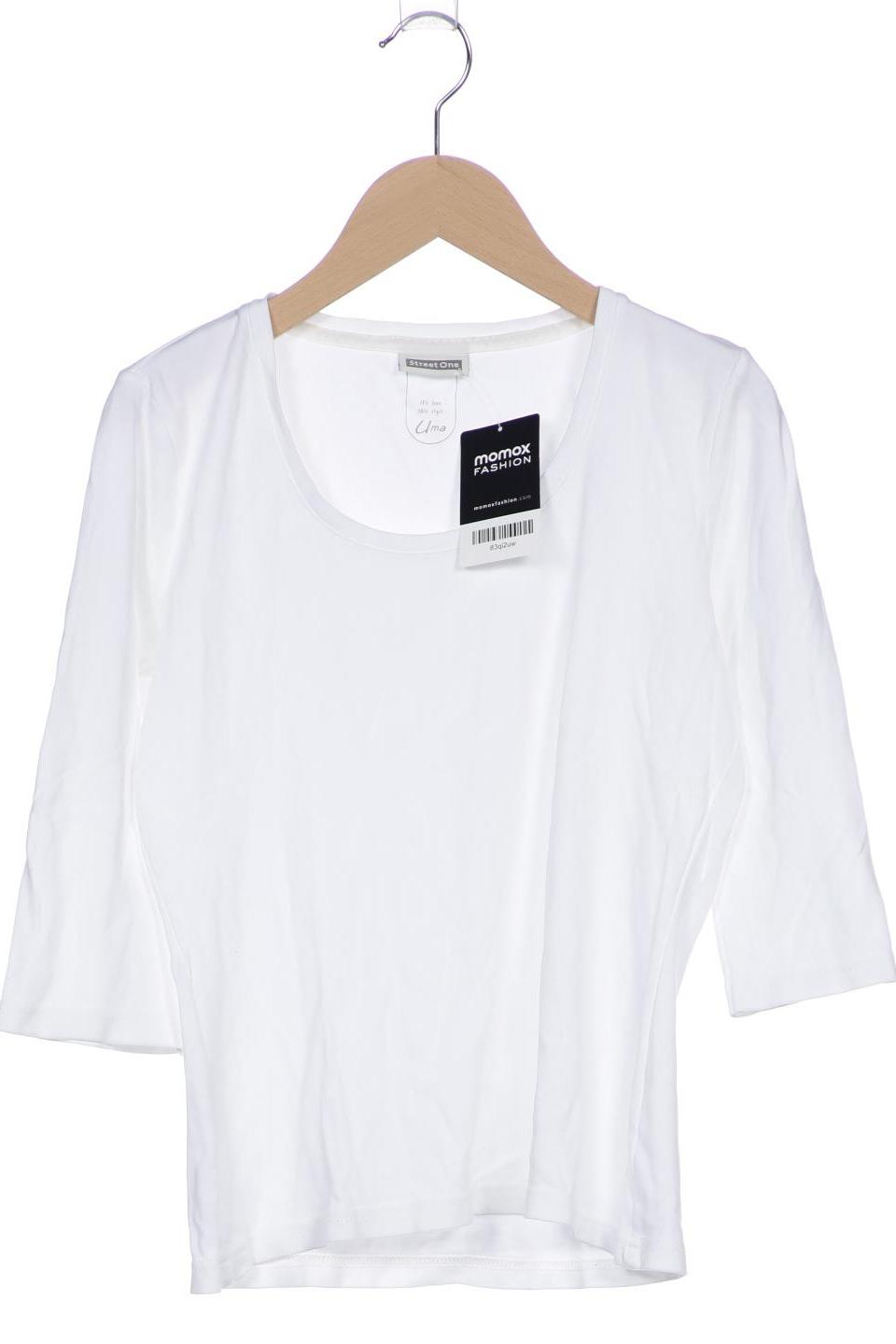 

Street One Damen Langarmshirt, weiß, Gr. 38