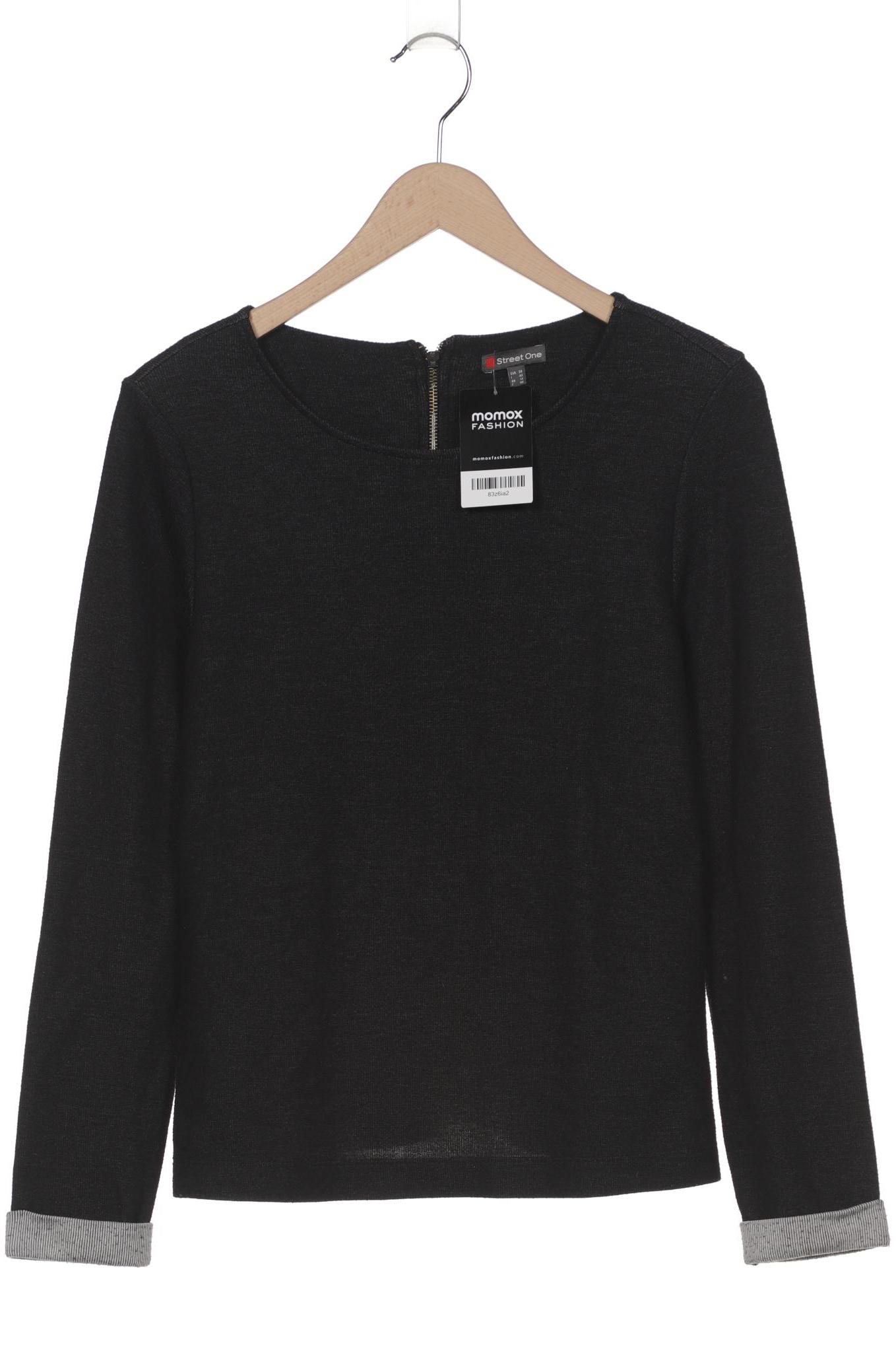 

Street One Damen Sweatshirt, schwarz, Gr. 38