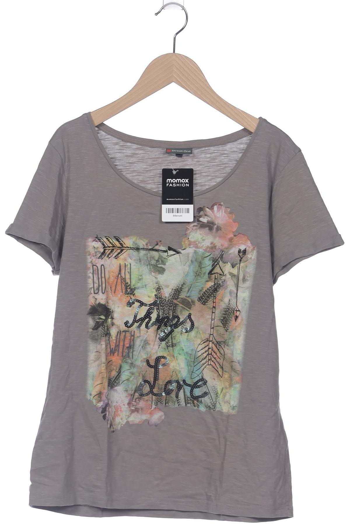 

Street One Damen T-Shirt, grau, Gr. 38