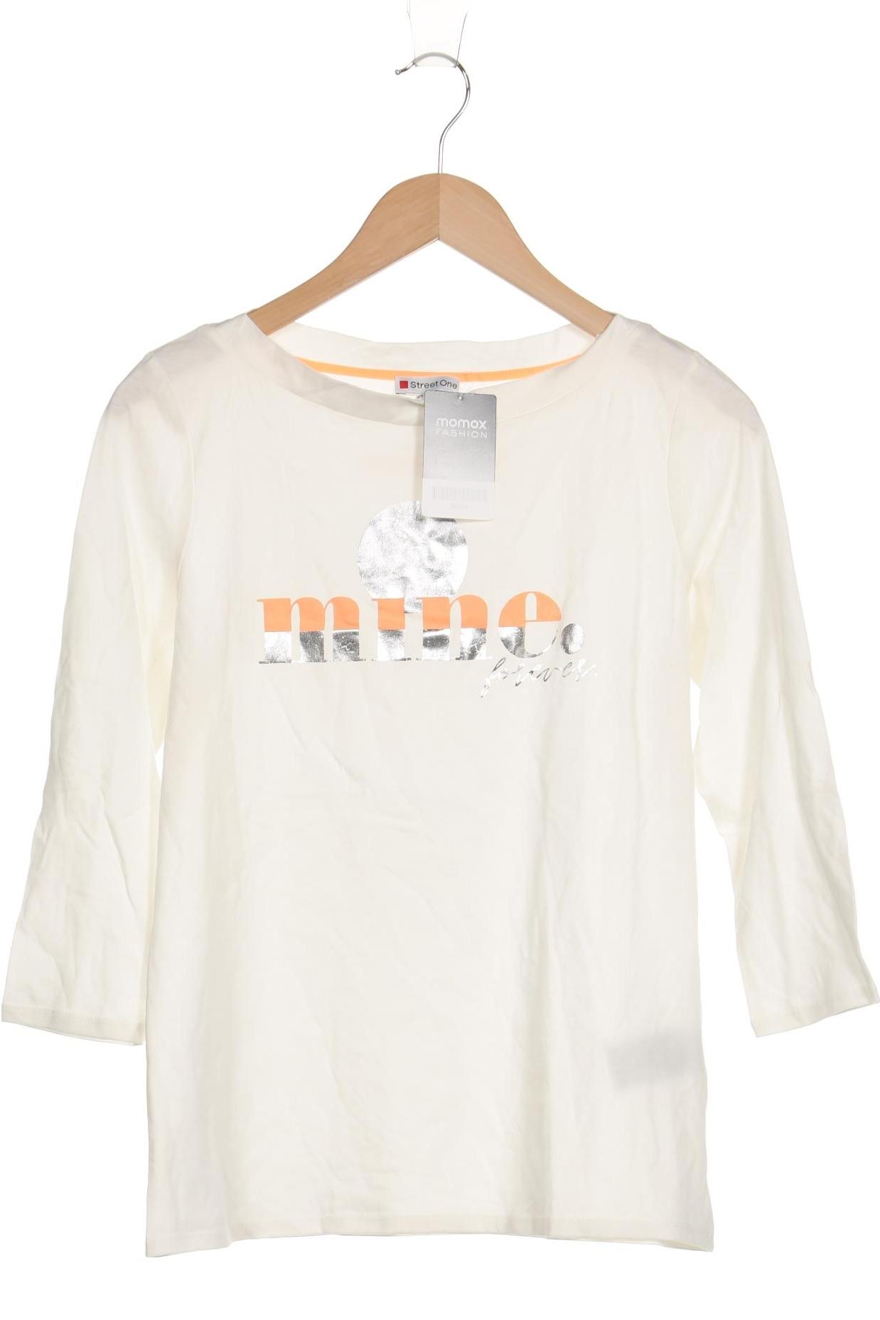 

Street One Damen Langarmshirt, cremeweiß, Gr. 36