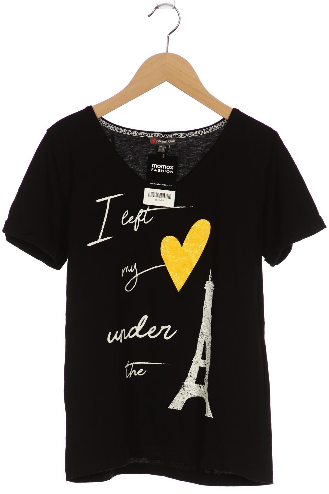 

Street One Damen T-Shirt, schwarz, Gr. 36