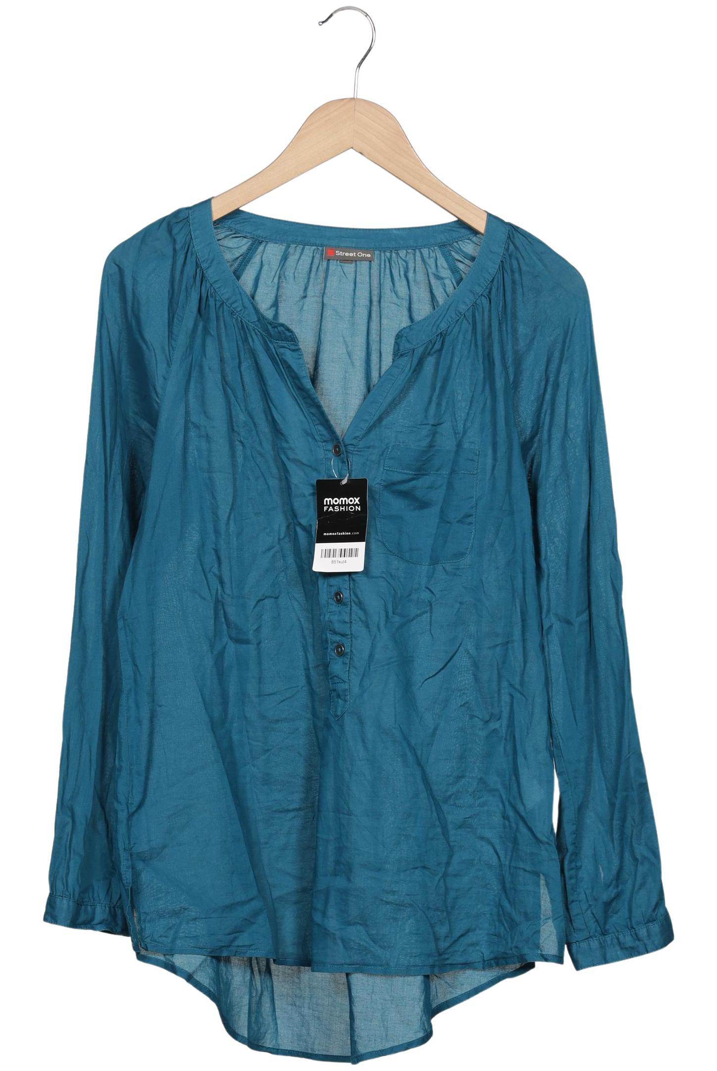 

Street One Damen Bluse, blau, Gr. 40