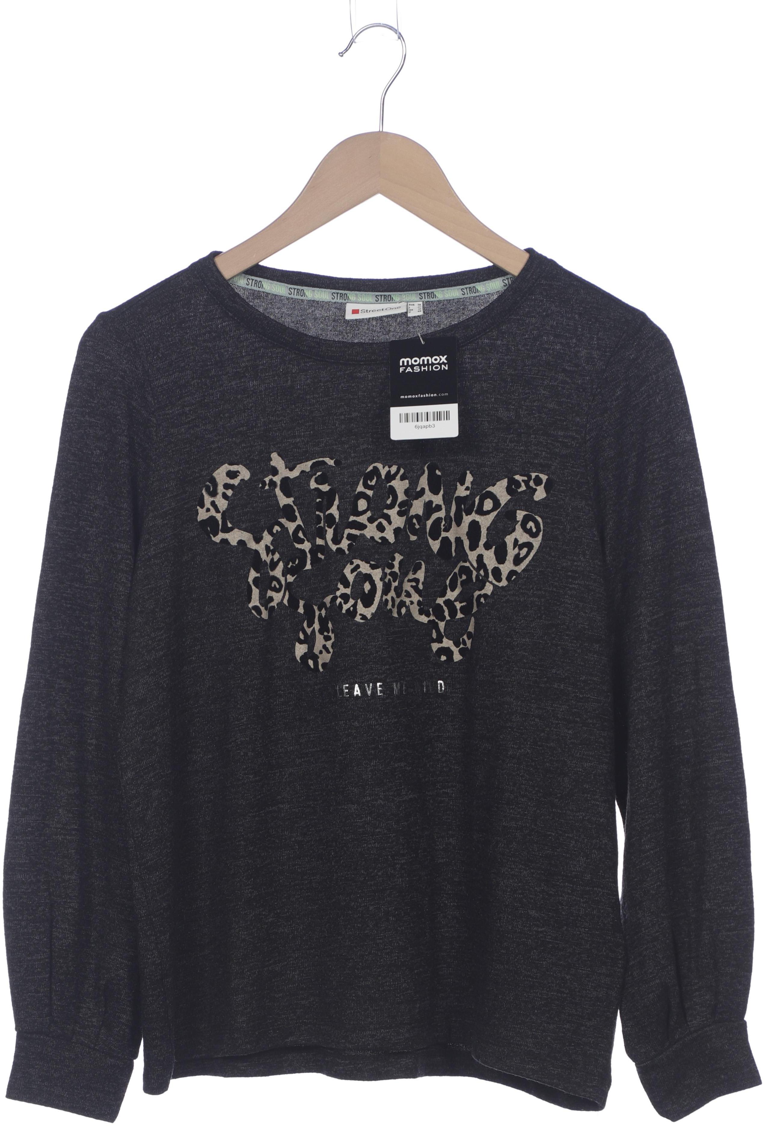 

Street One Damen Sweatshirt, schwarz, Gr. 38
