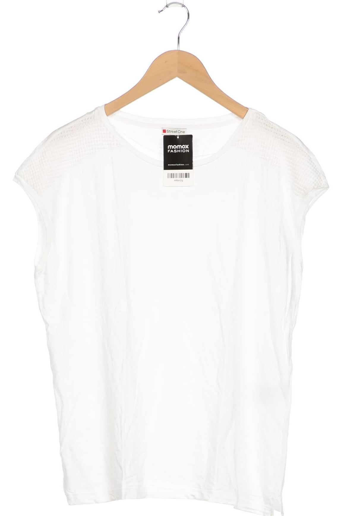 

Street One Damen T-Shirt, weiß, Gr. 40