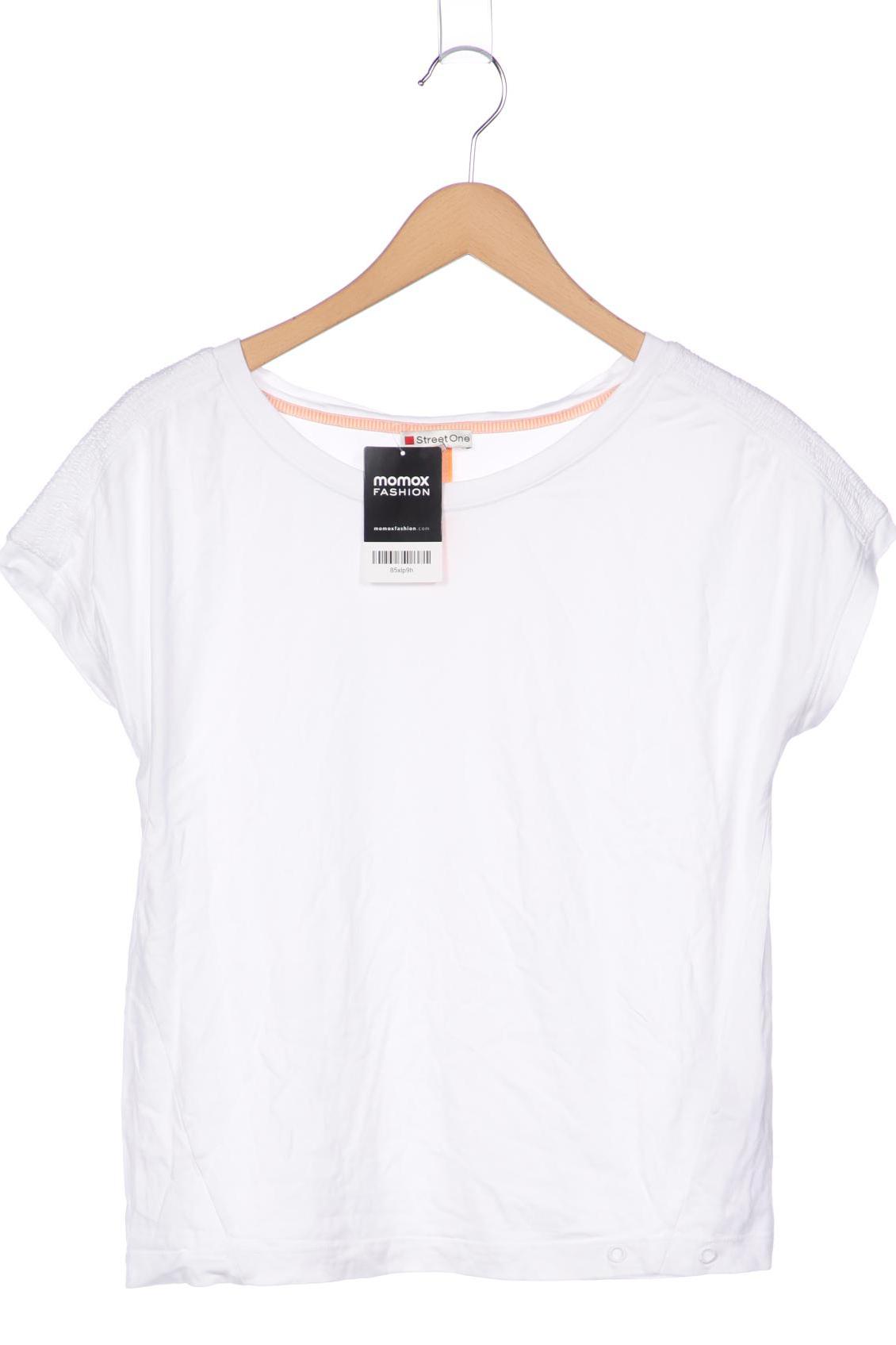 

Street One Damen T-Shirt, weiß, Gr. 38