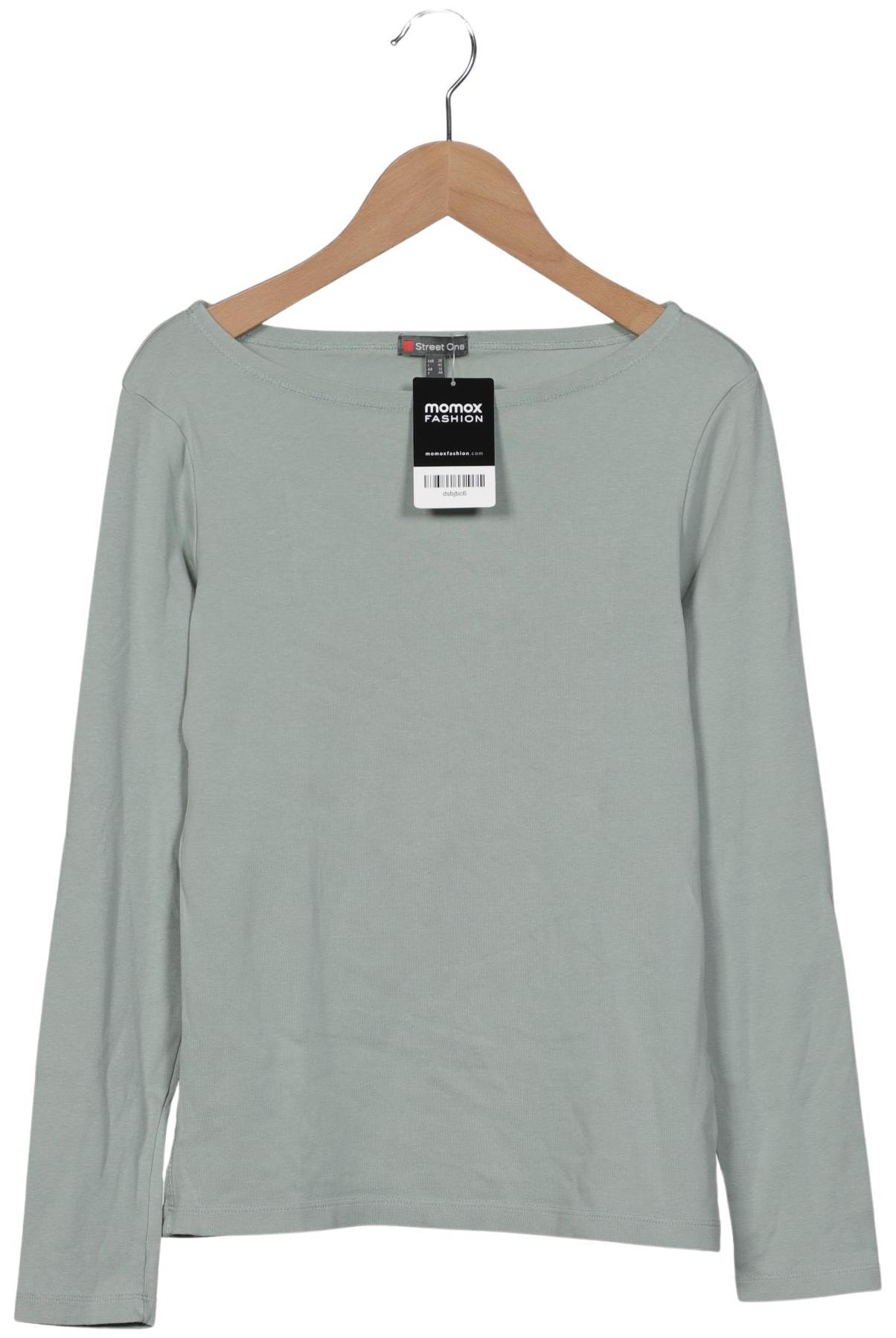 

Street One Damen Langarmshirt, hellgrün, Gr. 38