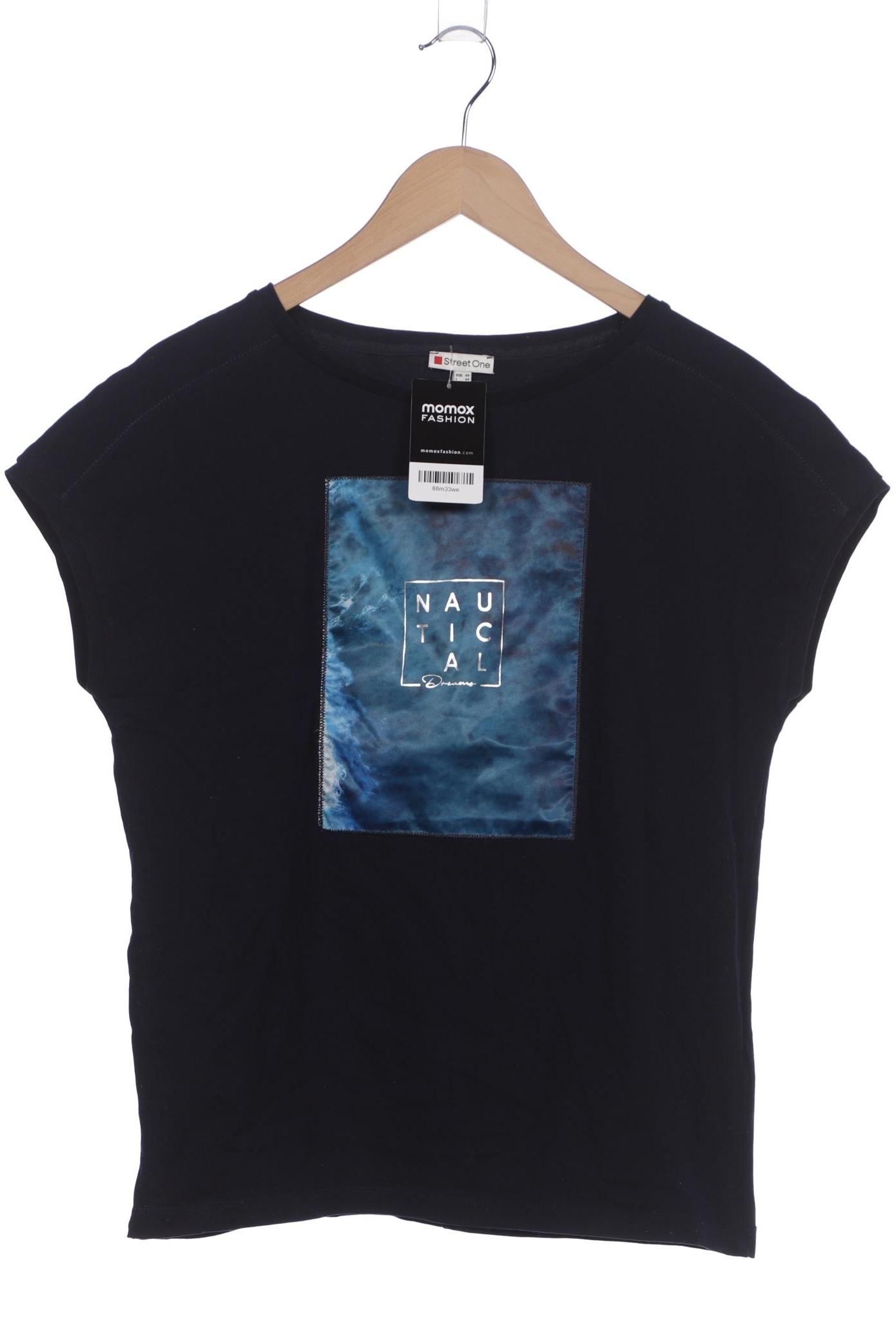 

Street One Damen T-Shirt, marineblau, Gr. 40