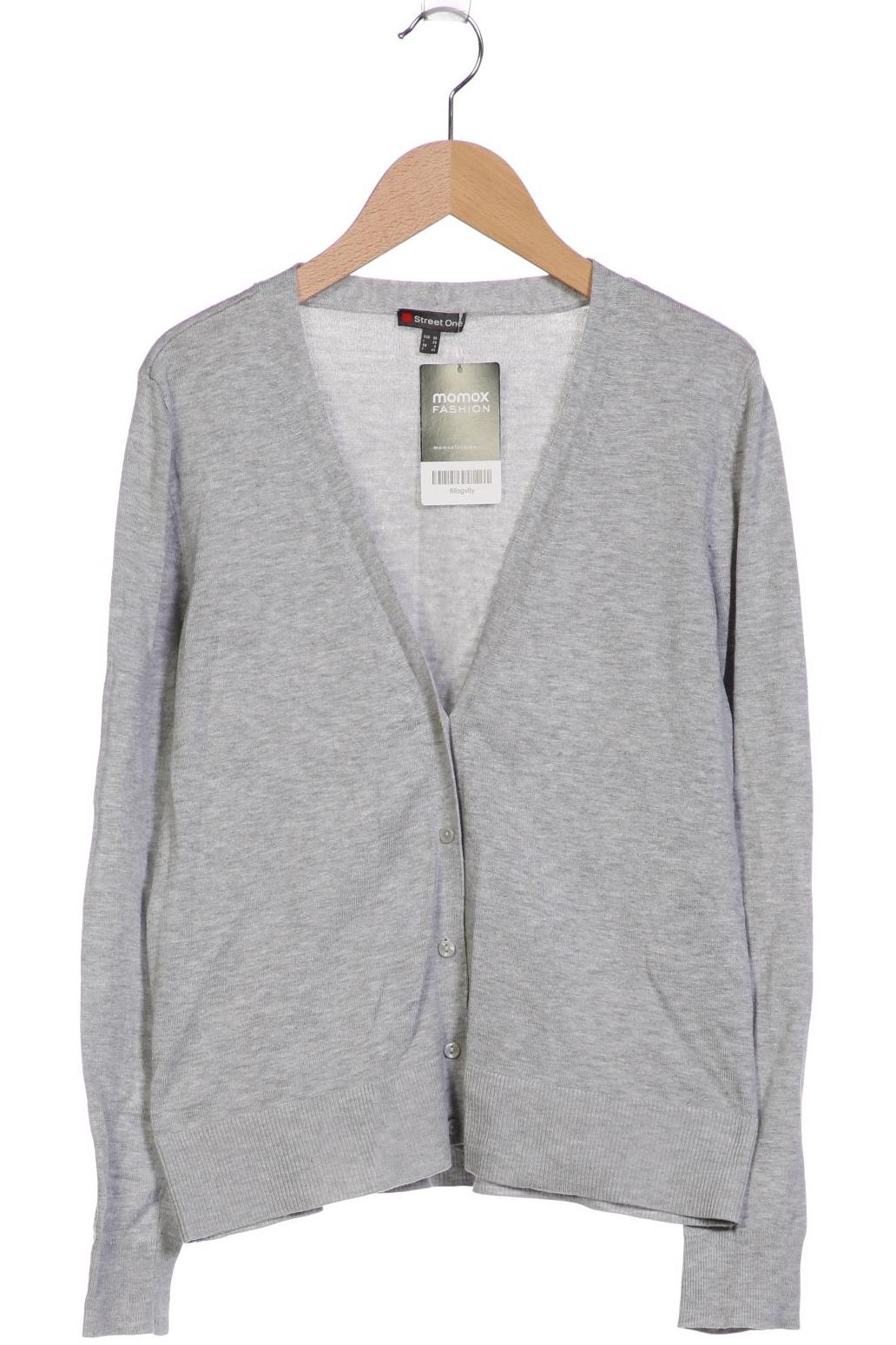 

Street One Damen Strickjacke, grau, Gr. 34