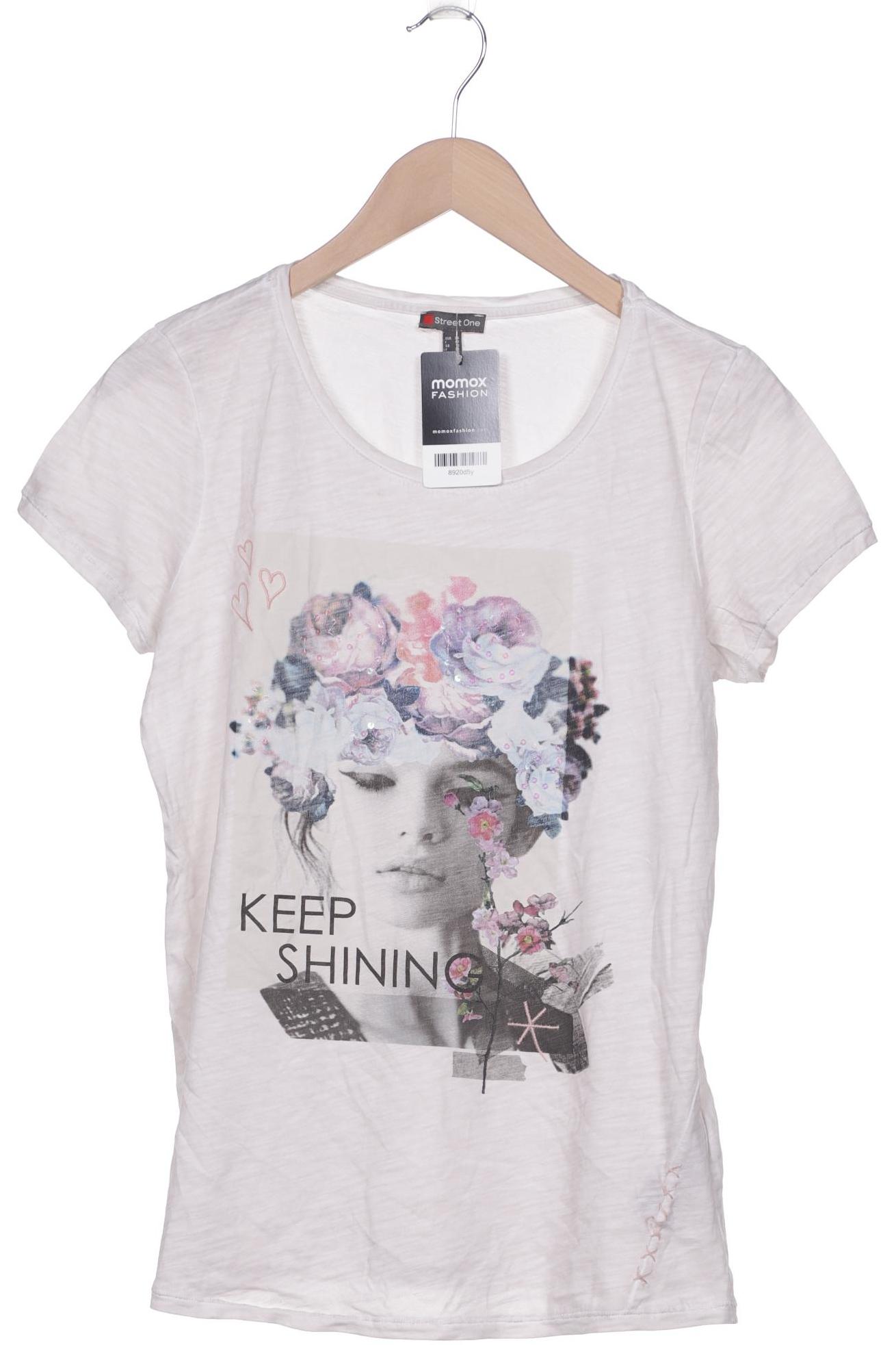 

Street One Damen T-Shirt, cremeweiß