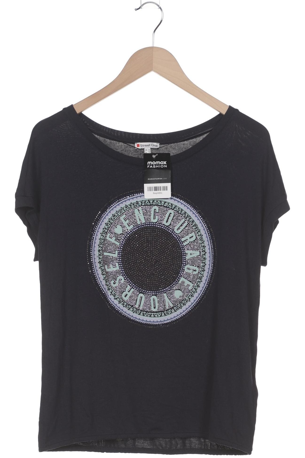

Street One Damen T-Shirt, marineblau, Gr. 36