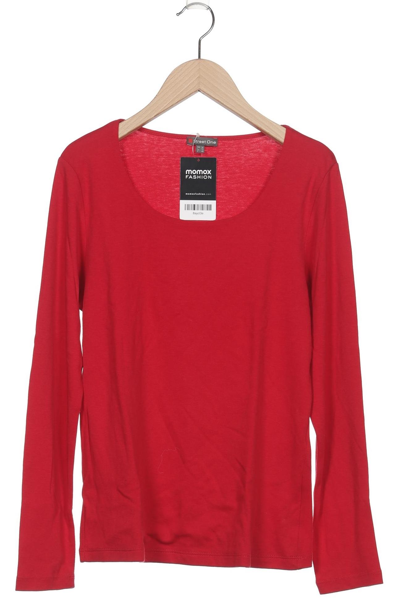 

Street One Damen Langarmshirt, rot, Gr. 38